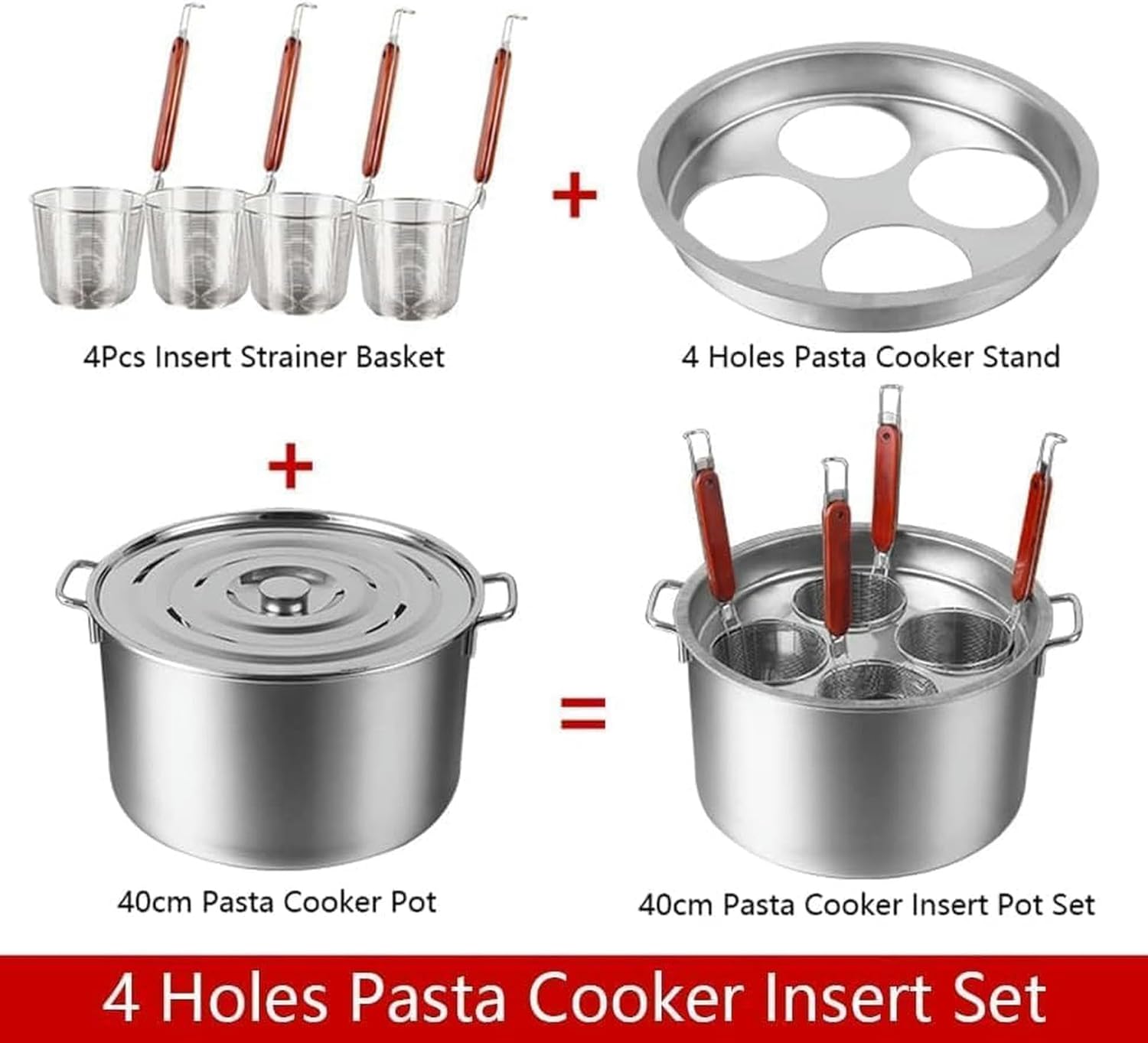 Stainless Steel Commercial Cooker Set for Home Kitchen