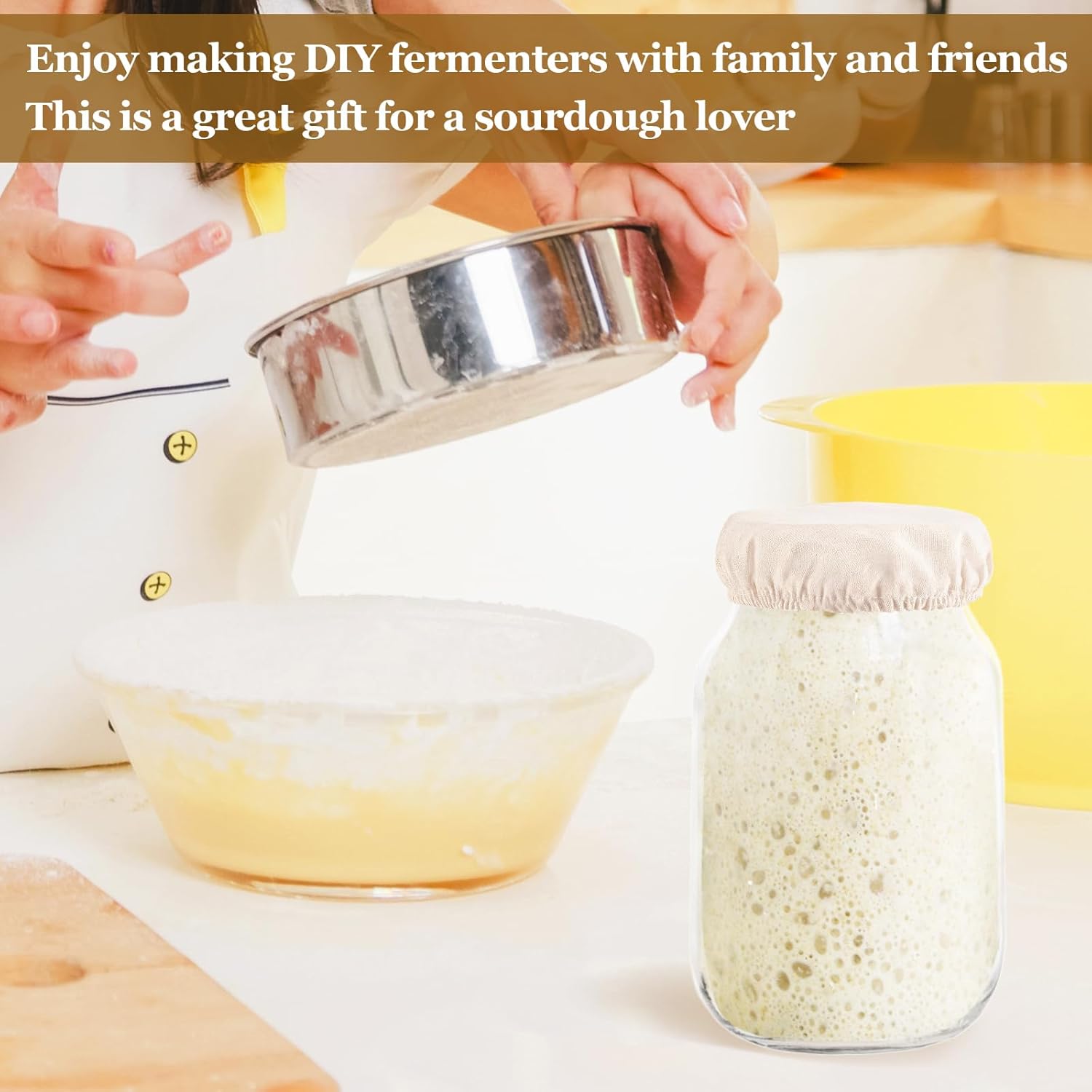 3-Piece Bread Fermentation Covers
