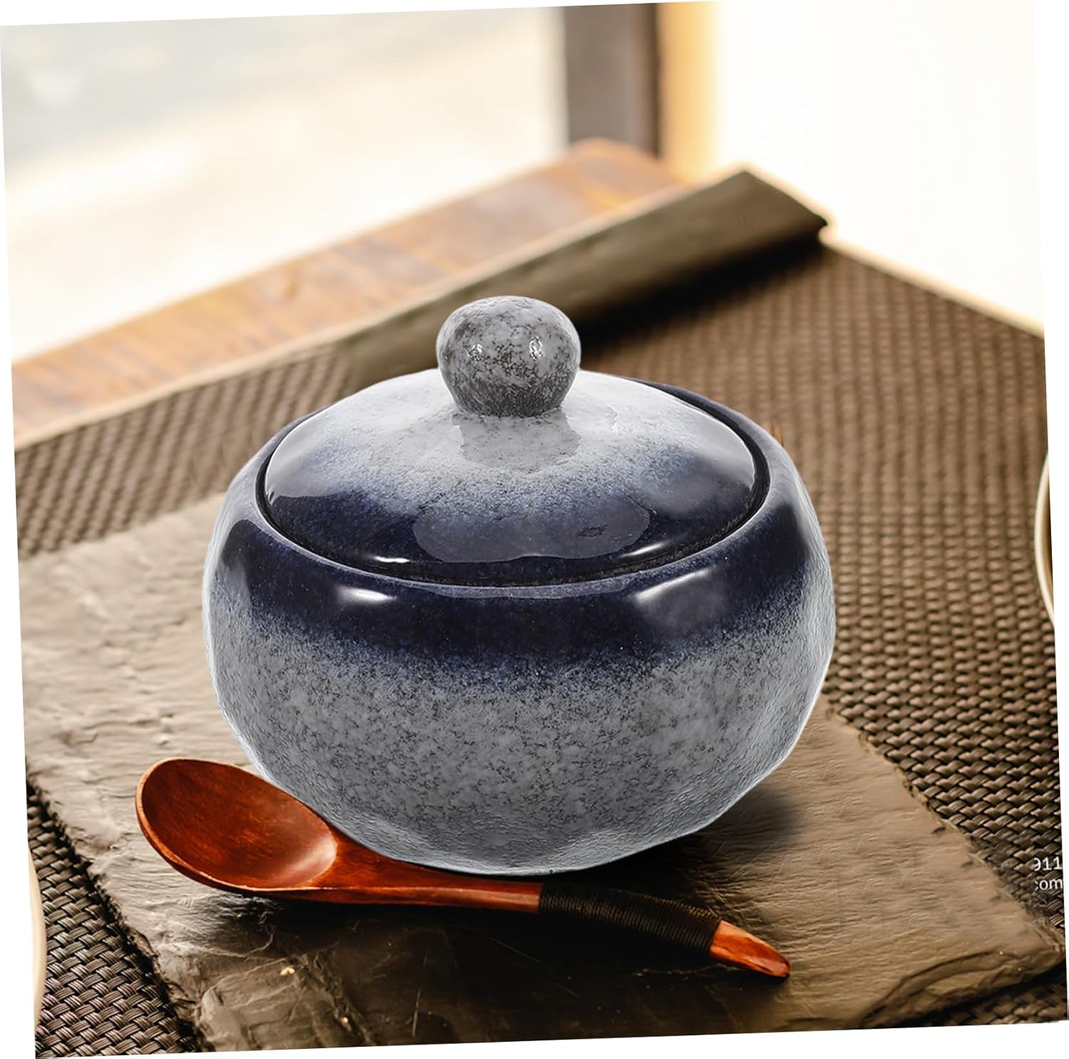 Cabilock Japanese Ceramic Stew Pot with Lid Pattern