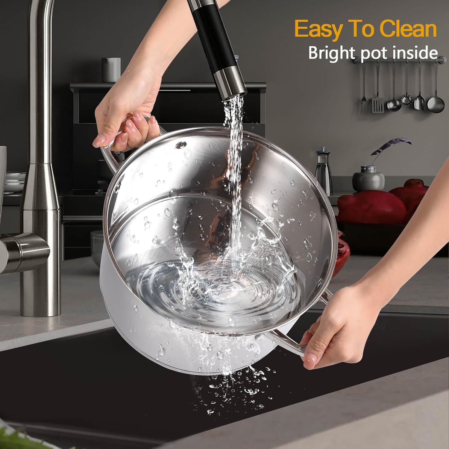 10 QT Stainless Steel Stock Pot