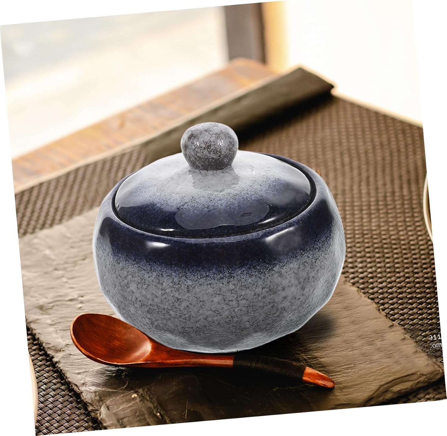BESTOYARD Japanese Ceramic Stew Pot with Lid for Single Serving