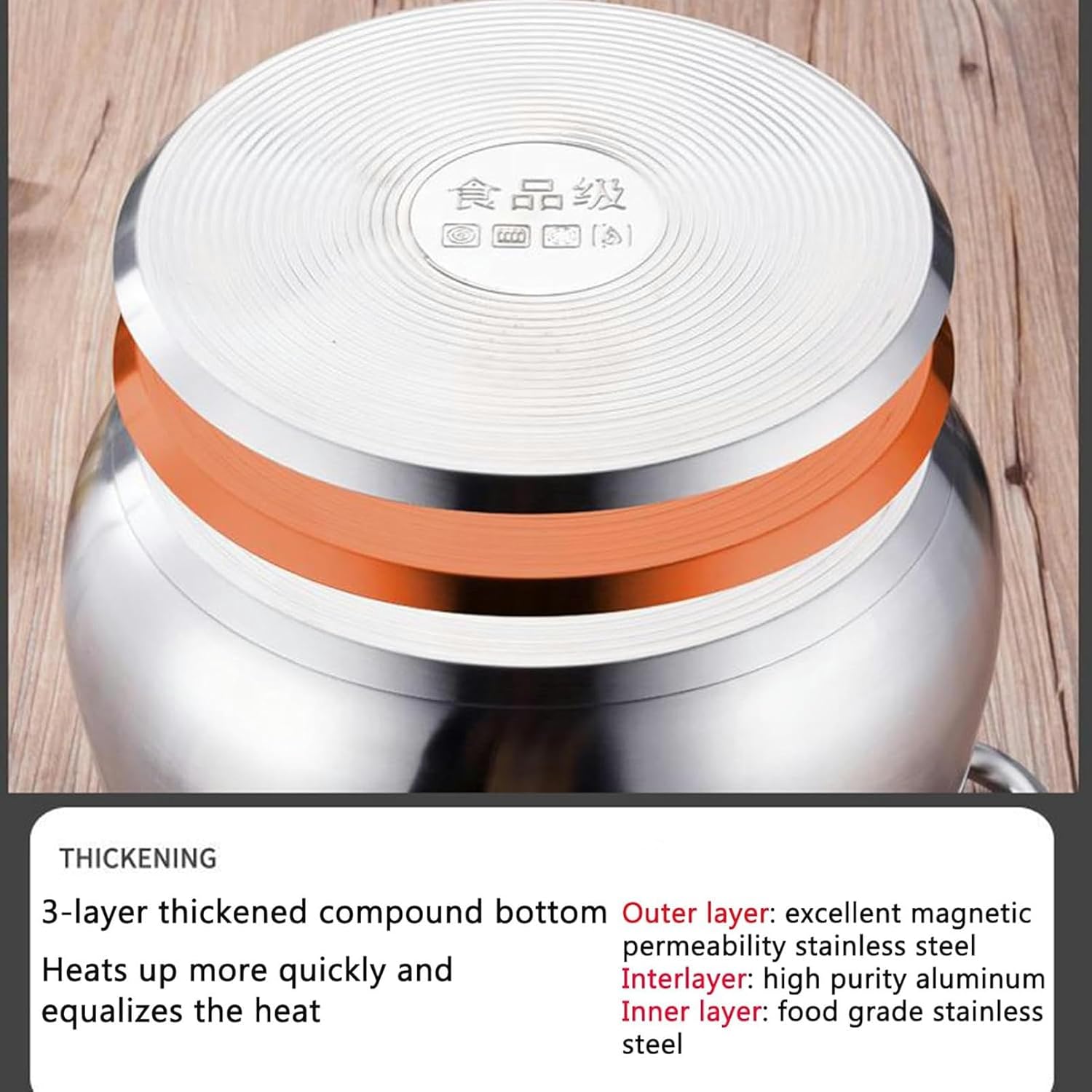 Stainless Steel Stock Pot with Steamer - Multurpose Cooking Pan