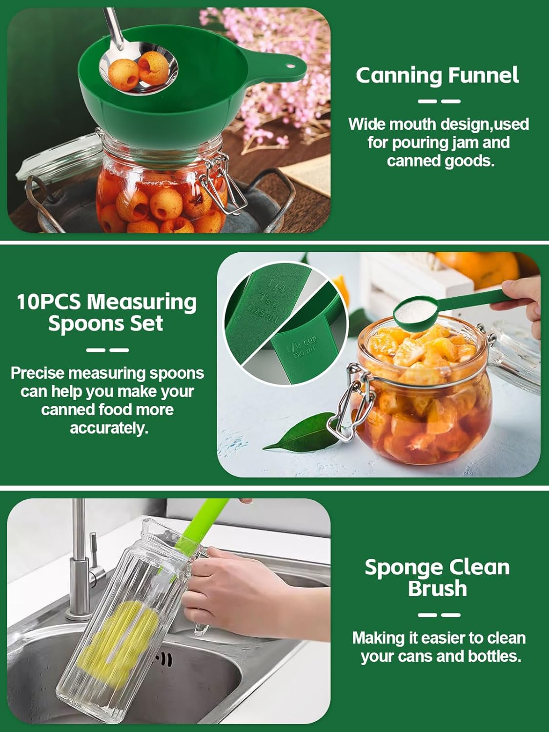 Kalolary 19-Piece Canning Starter Kit for Home Use