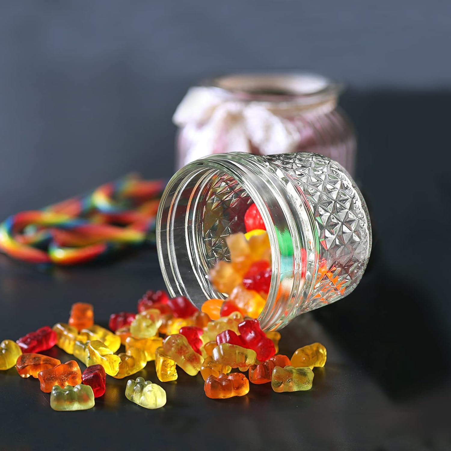 40-Piece 4oz Clear Glass Mason Jars