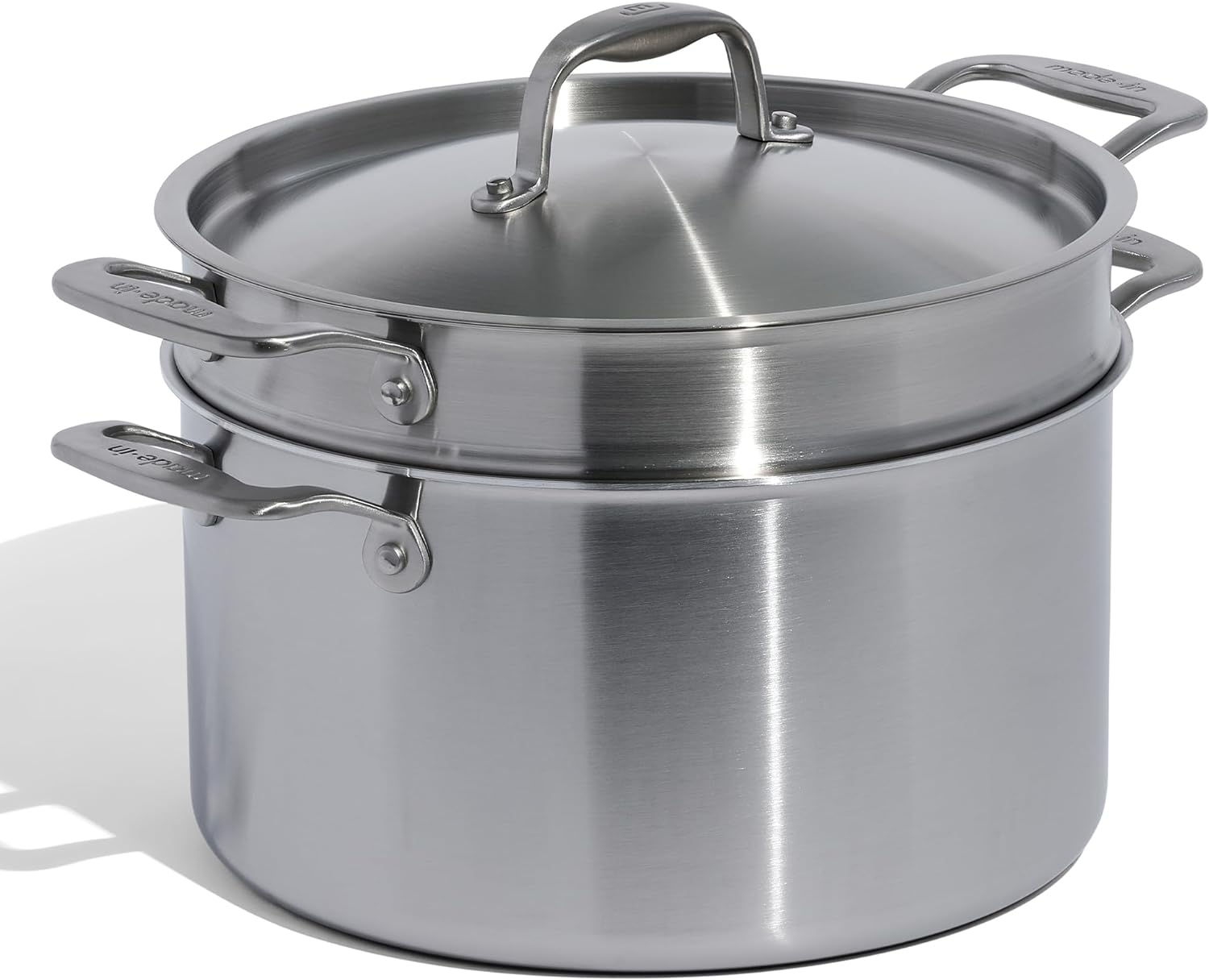 Made In 8 Quart Stock Pot with Lid and Pasta Insert