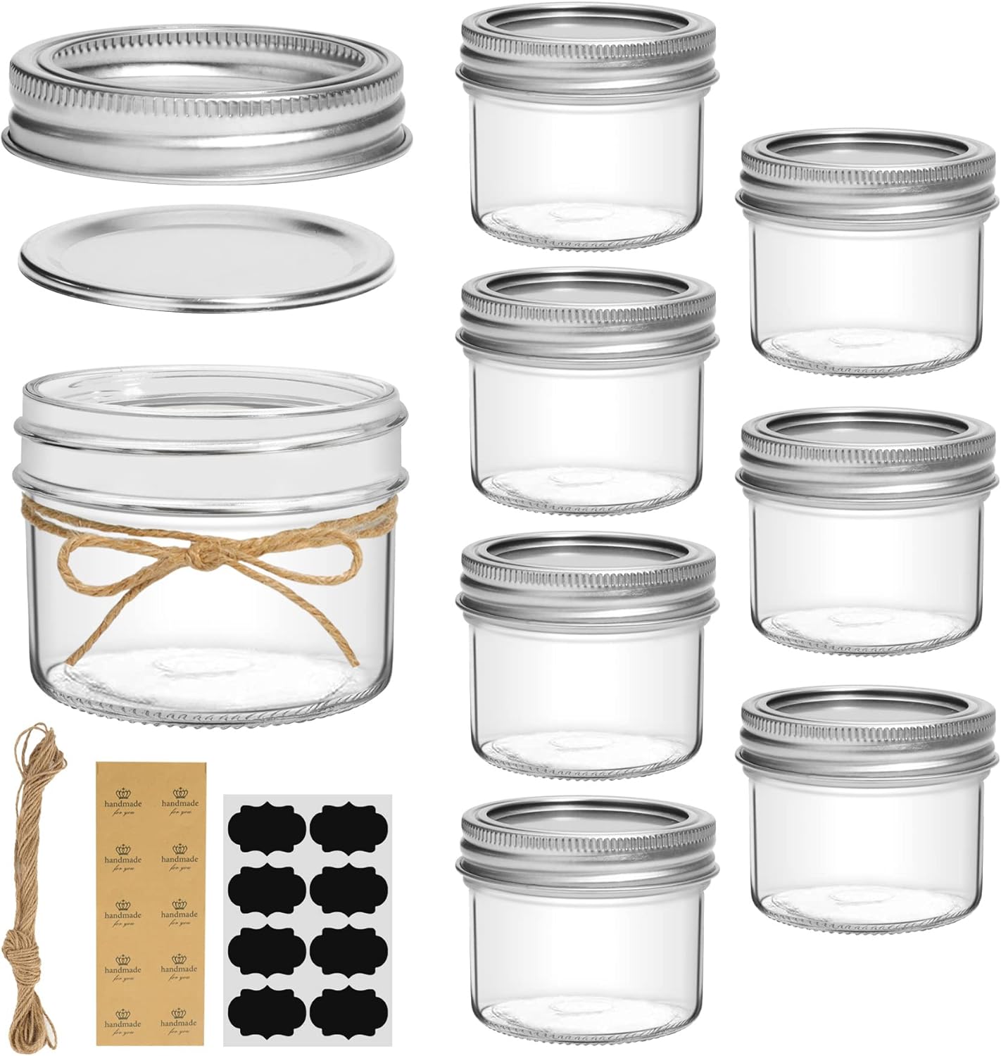 Vivid Jar with Sealed Lids for Canning DIY Projects