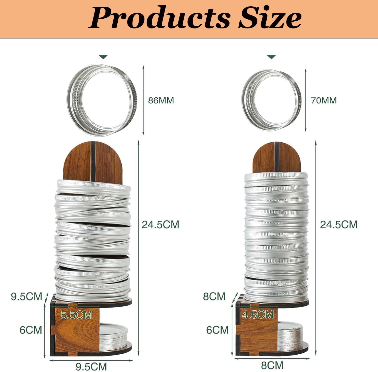 Effortlessly Organized Mason Jar Lids Stylish Functional Storage Solution