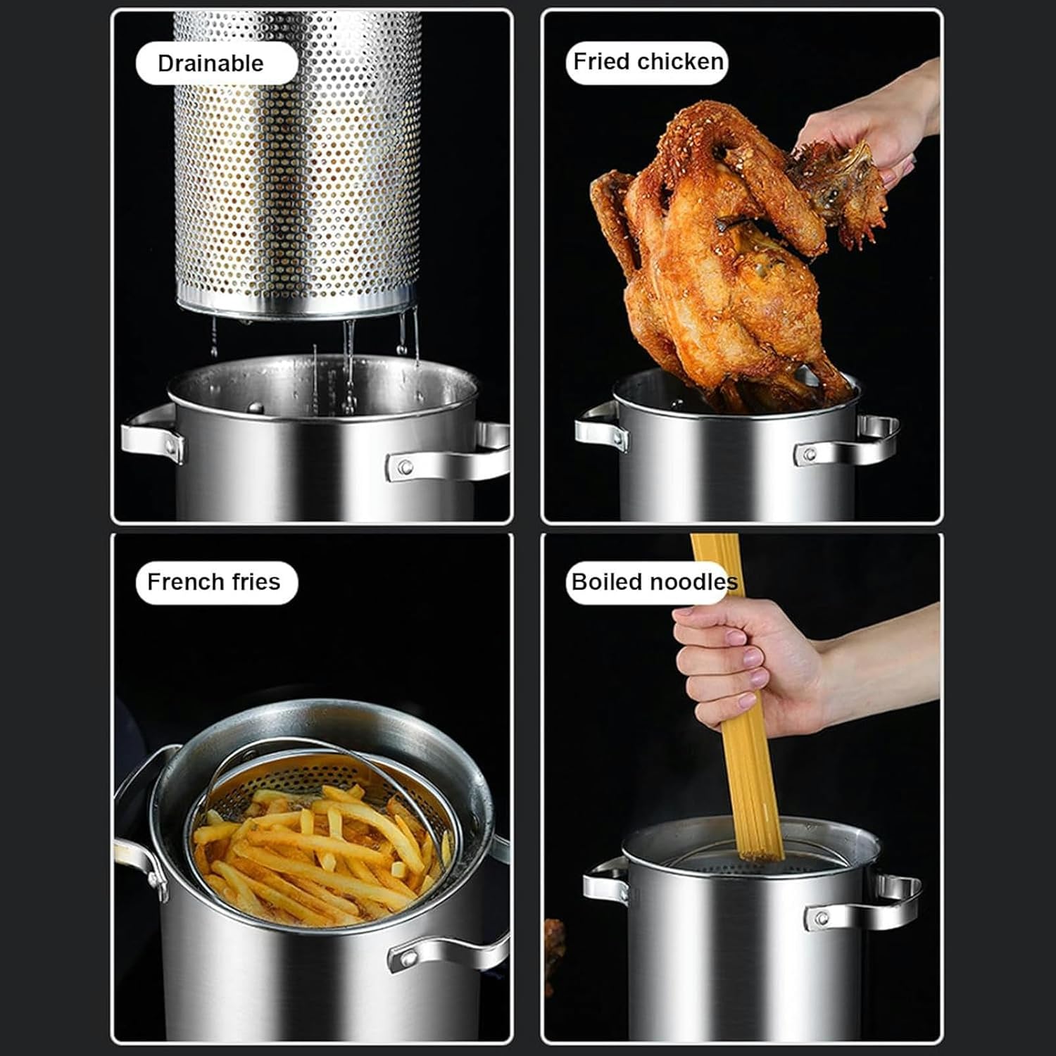 304 Stainless Steel Asparagus Pot