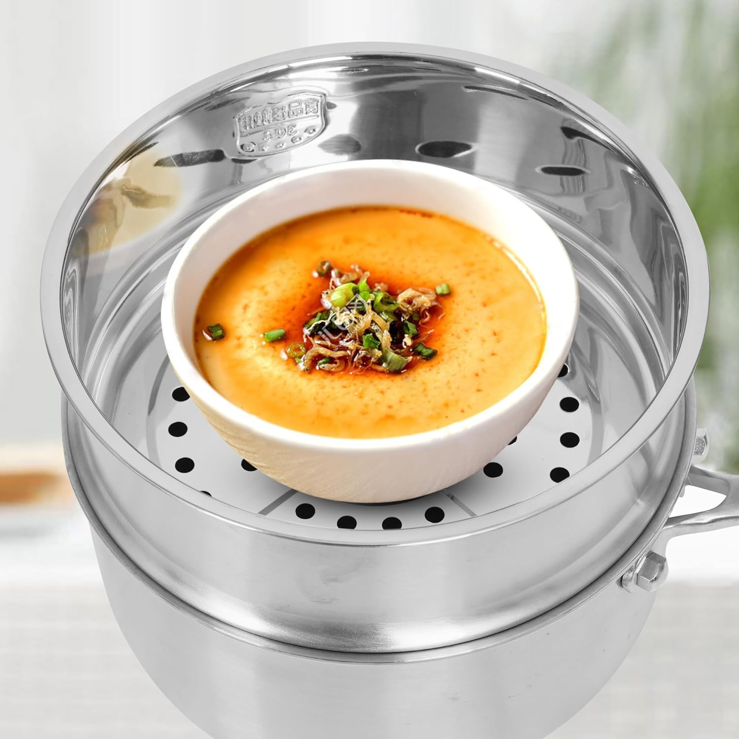 Audanne 20 qt Stainless Steel Saucepan with Steamer