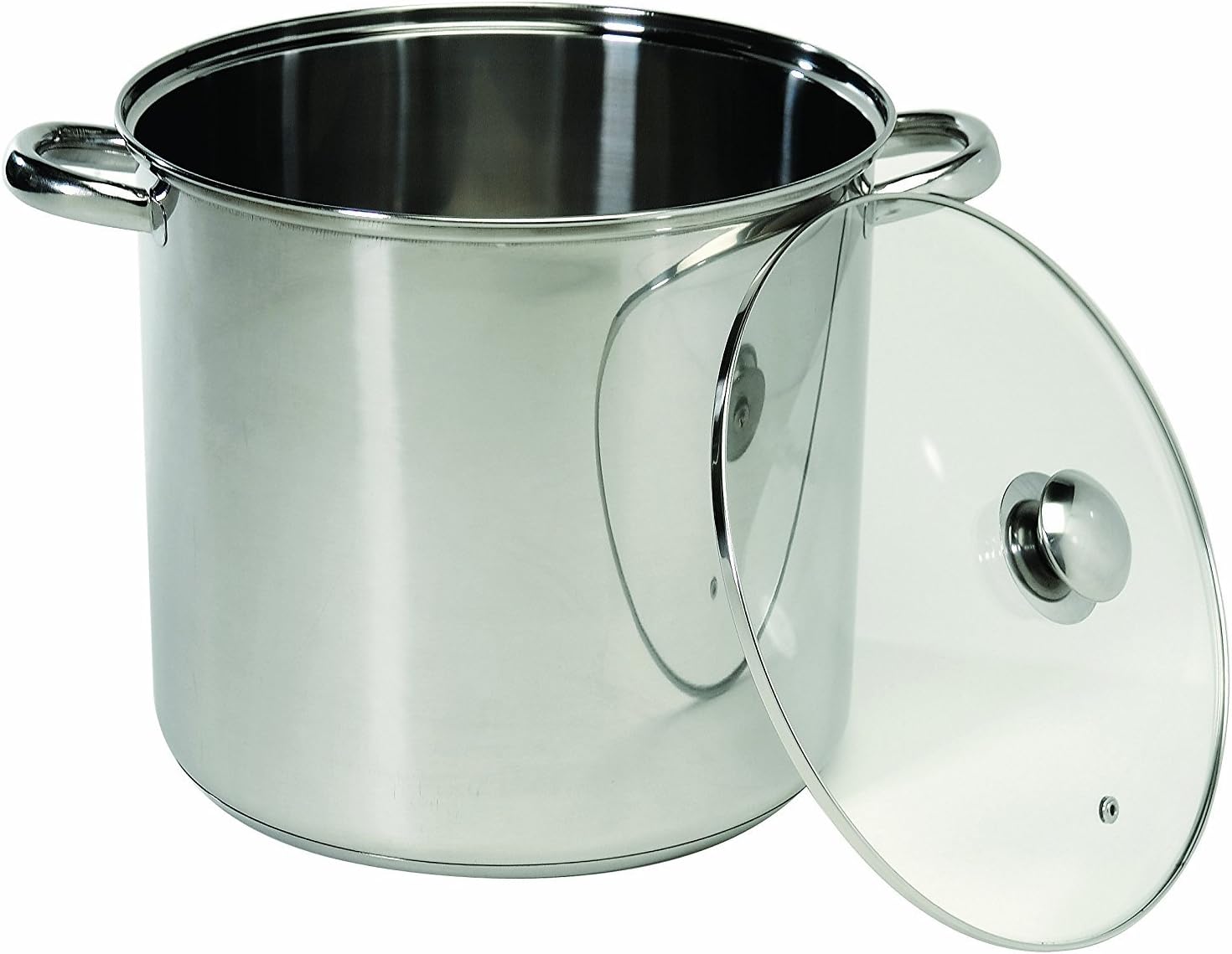 ExcelSteel Stockpot Encapsulated Base 20 qt Silver
