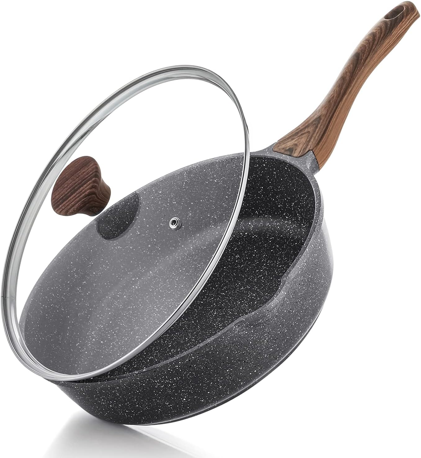 genssaerte nonstick deep frying pan