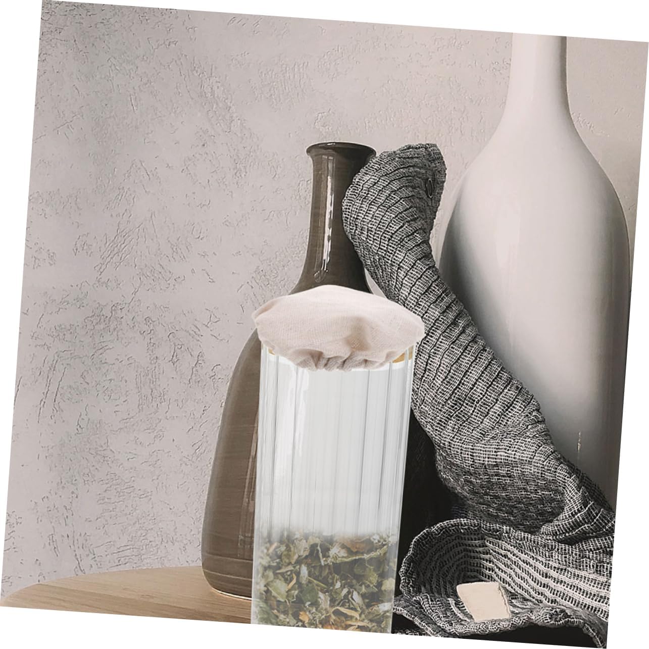 MOLUCKFU Sourdough Jar Cover Set 3-Piece