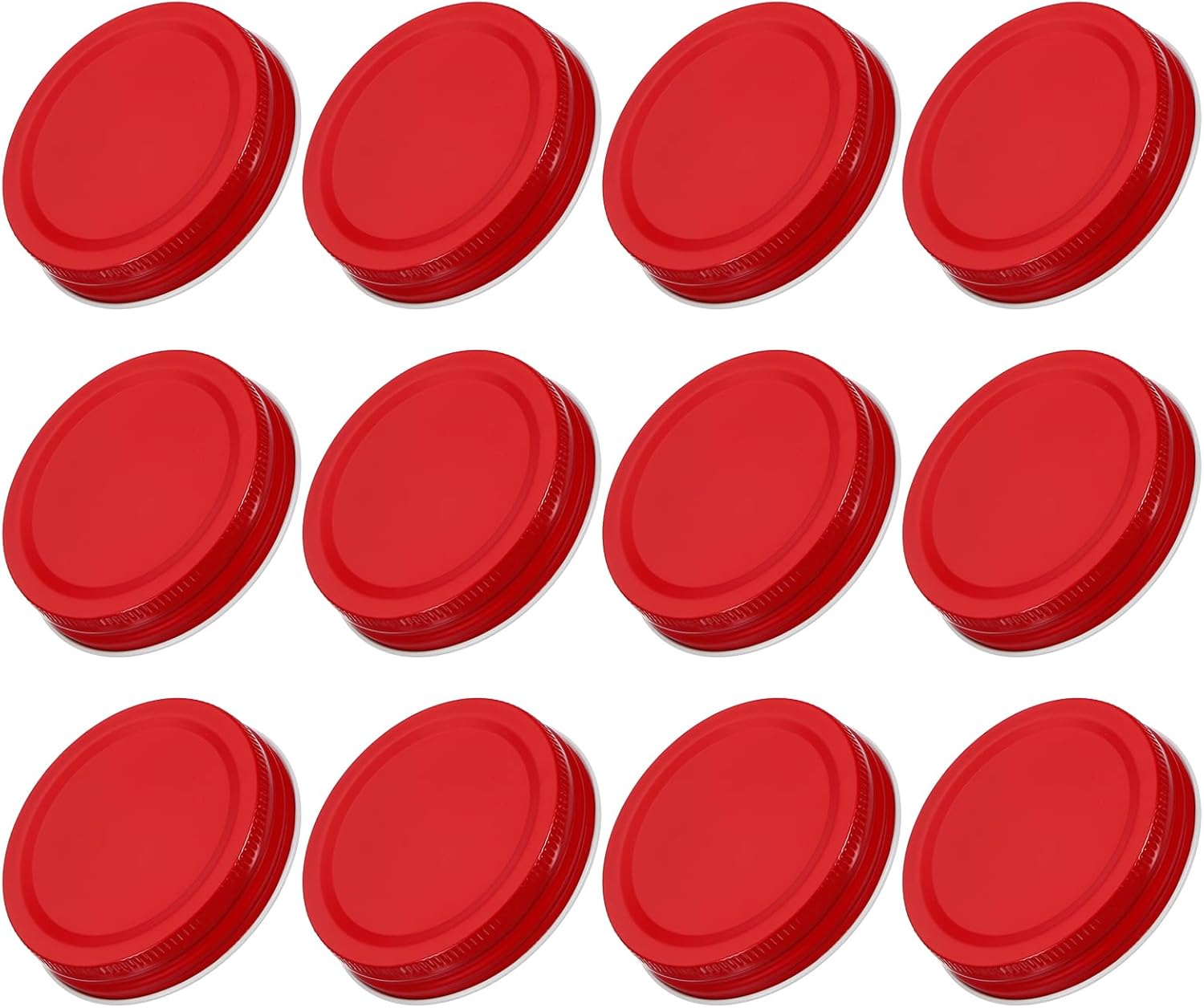Uxcell 24 Pcs Mason Jar Lids 70mm Leak Proof Tin Plate Caps