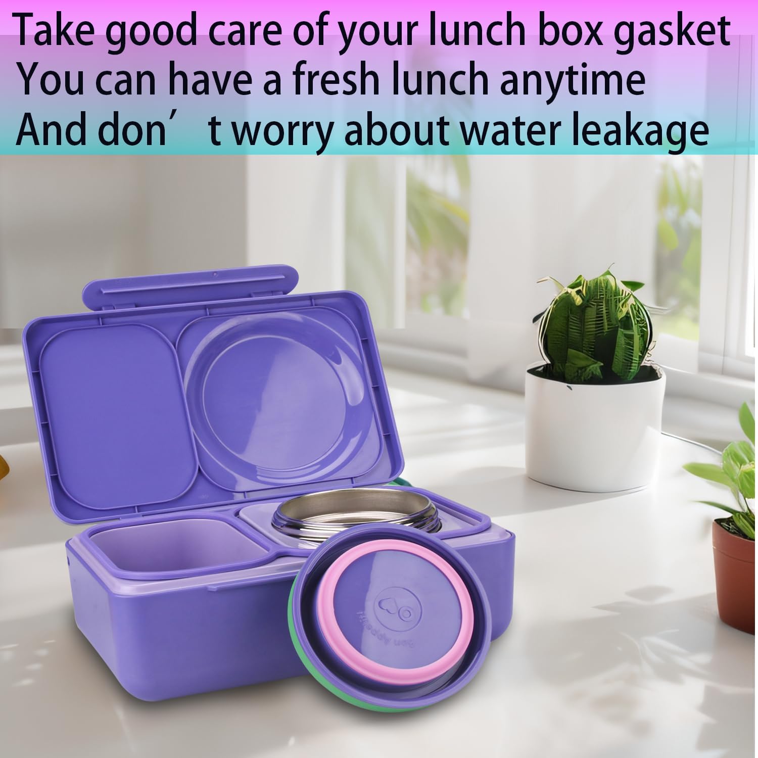Lid Seal Gasket Set for Bento Boxes