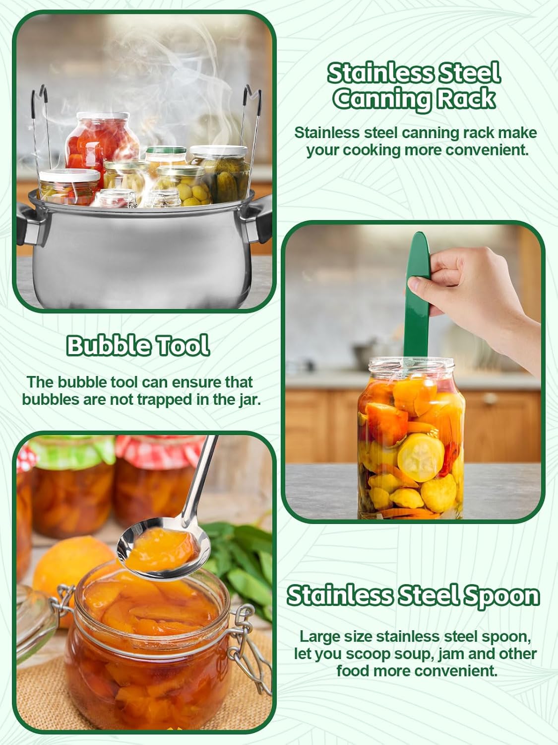 Kalolary 19-Piece Canning Starter Kit for Home Use