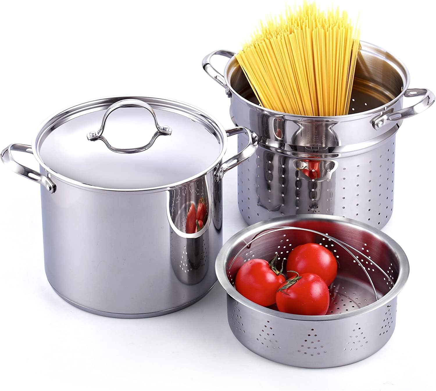 Cooks Standard 12 Quart Stainless Steel Multipot