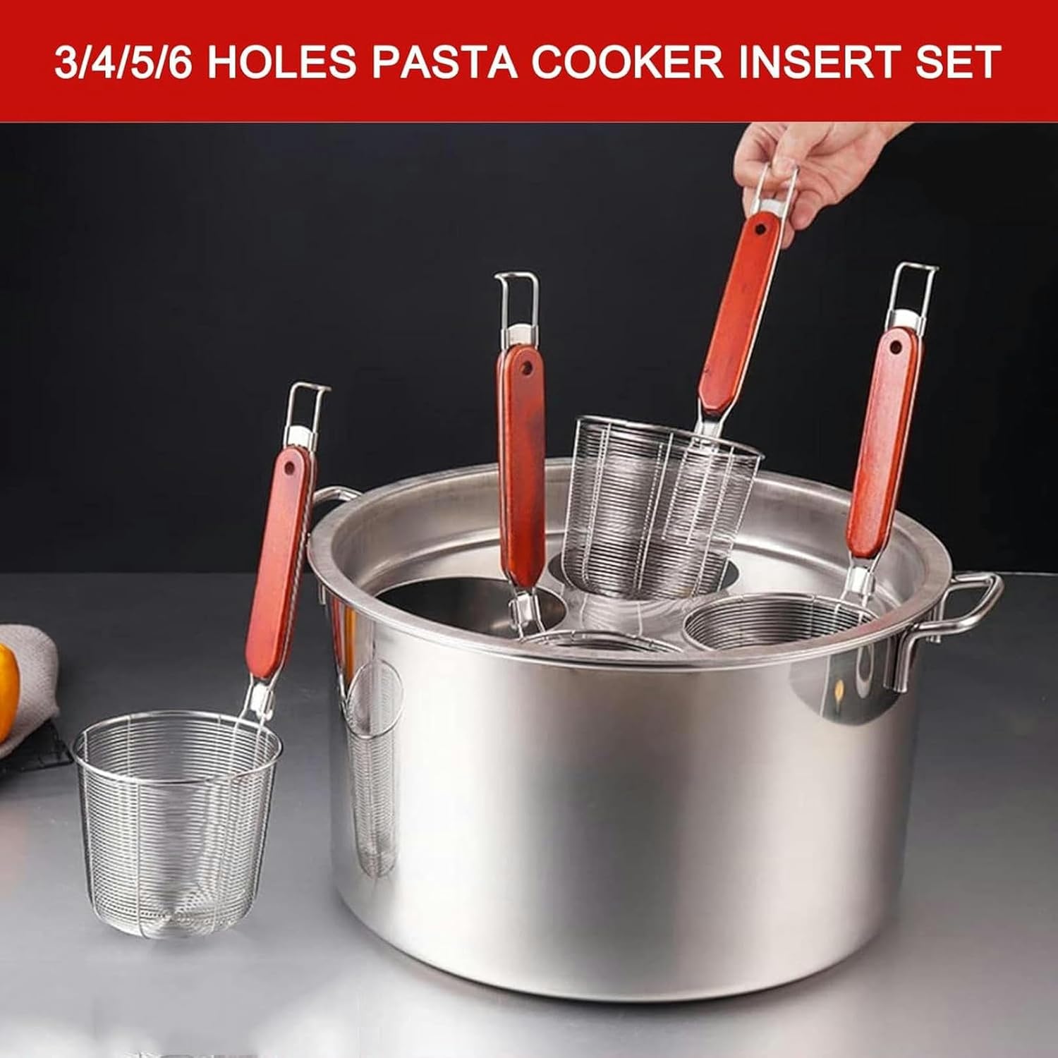 Stainless Steel Pasta Pot Set Durable Efficient Cooking