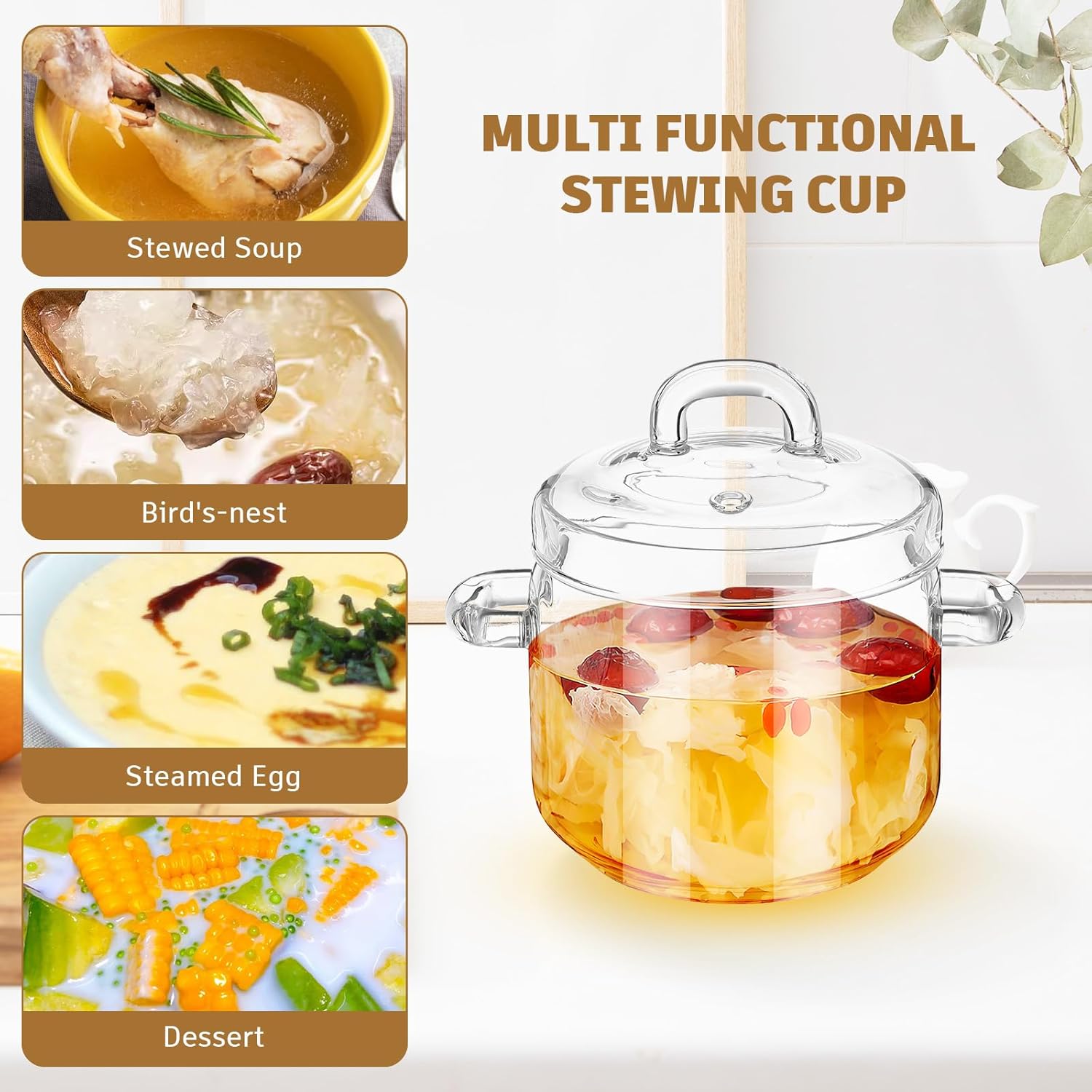Healthy Glass Steaming Bowl