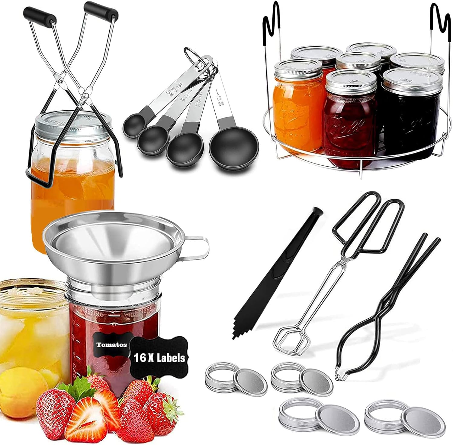 HOMMES Canning Starter Kit for Mason Jars 1