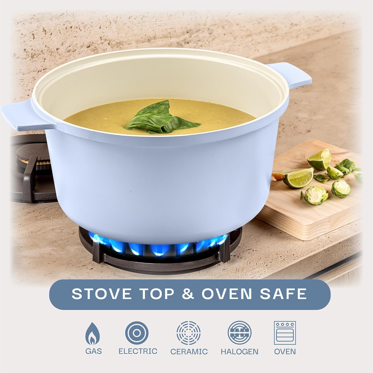 Breakfast Favorite Dishes and More 5 Qt Compact Dutch Oven