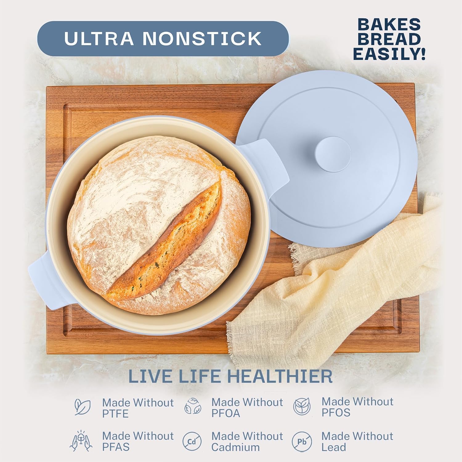 Breakfast Favorite Dishes and More 5 Qt Compact Dutch Oven