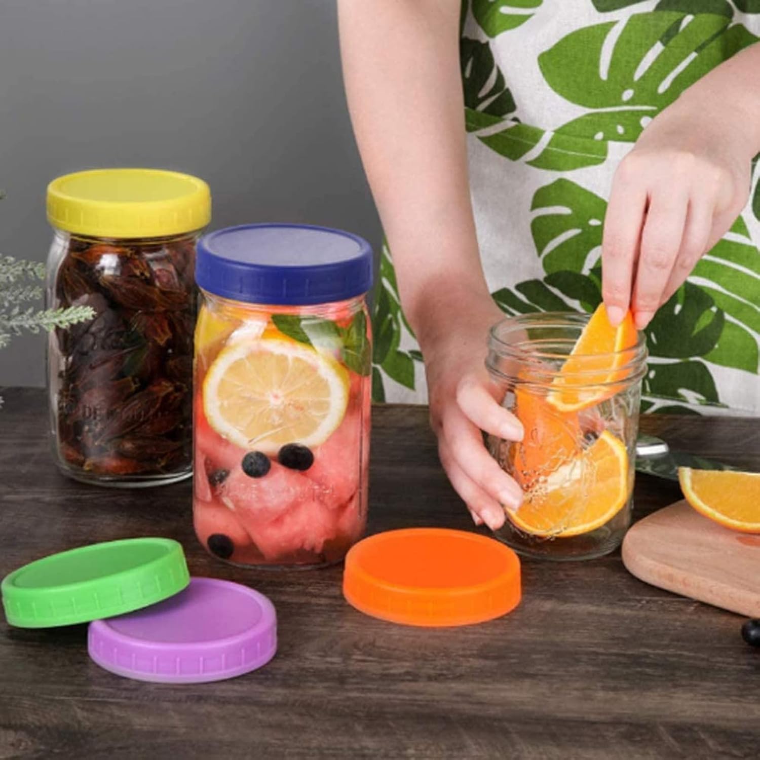 Safety-First Wide Mouth Mason Jar lids