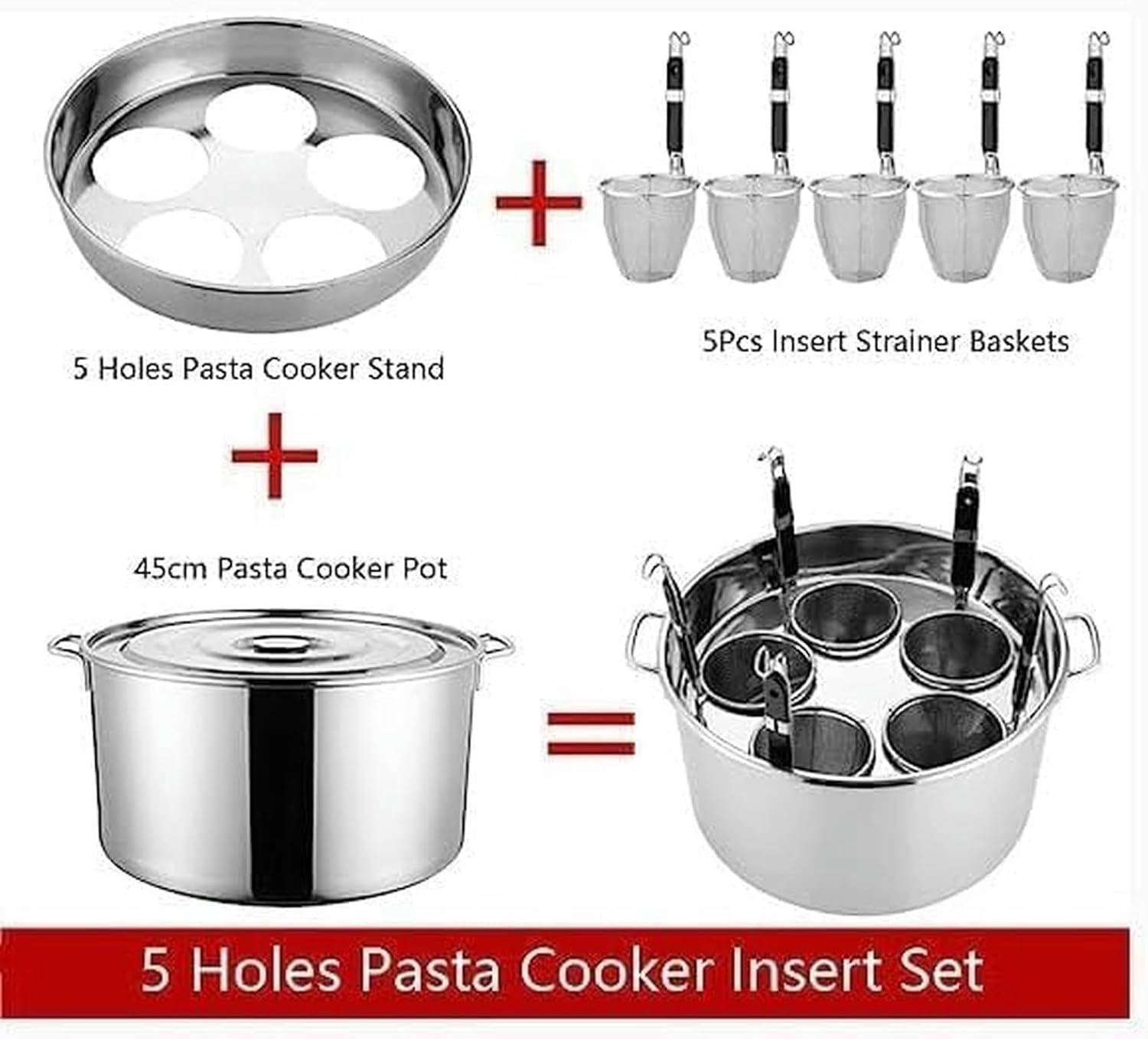 SVMYTEBGE Pasta Cooker Set