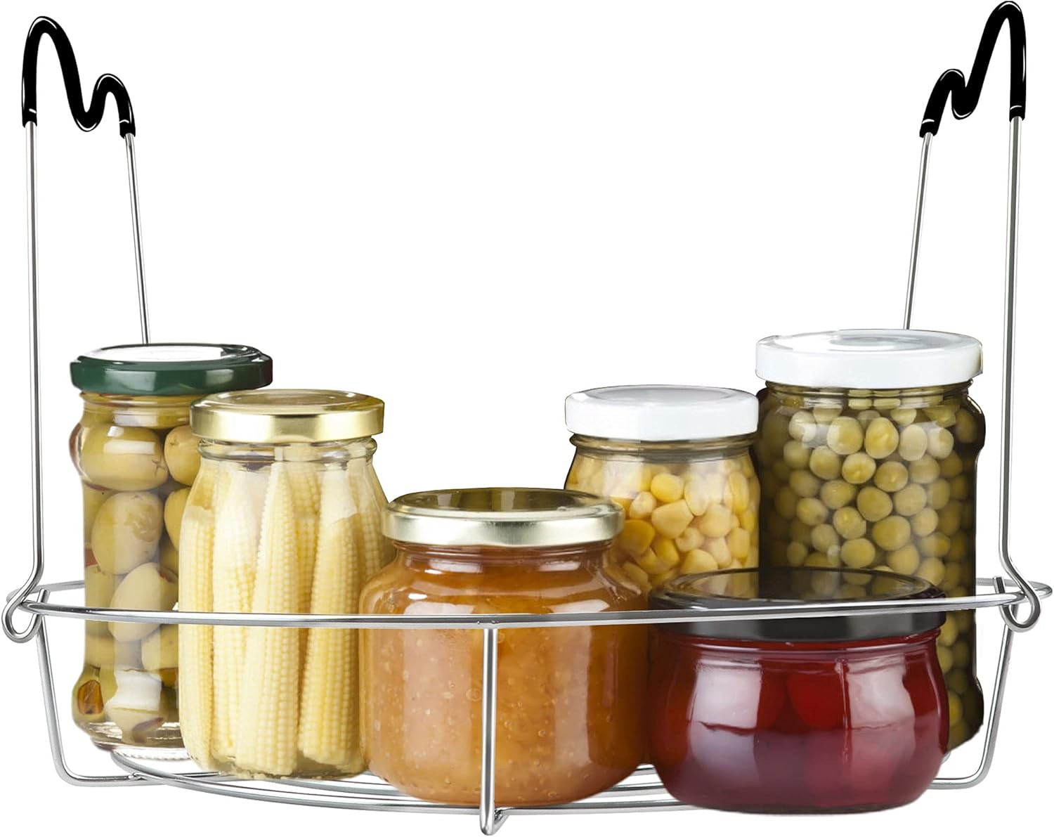 12-inch Stainless Steel Canning Rack Holds 7 Pints or 6 Quarts
