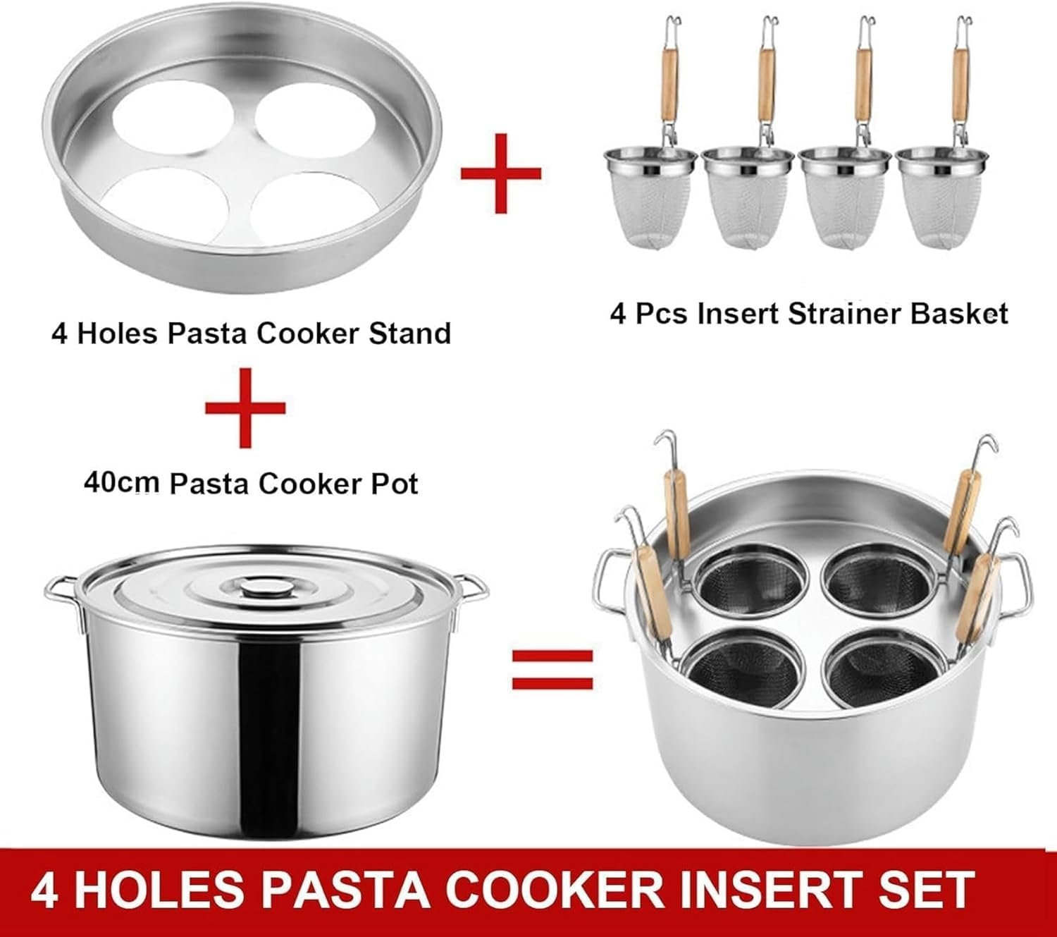 DAOUXIAOSPStainless Steel Stockpot with Multi-SteAM 4 Holes