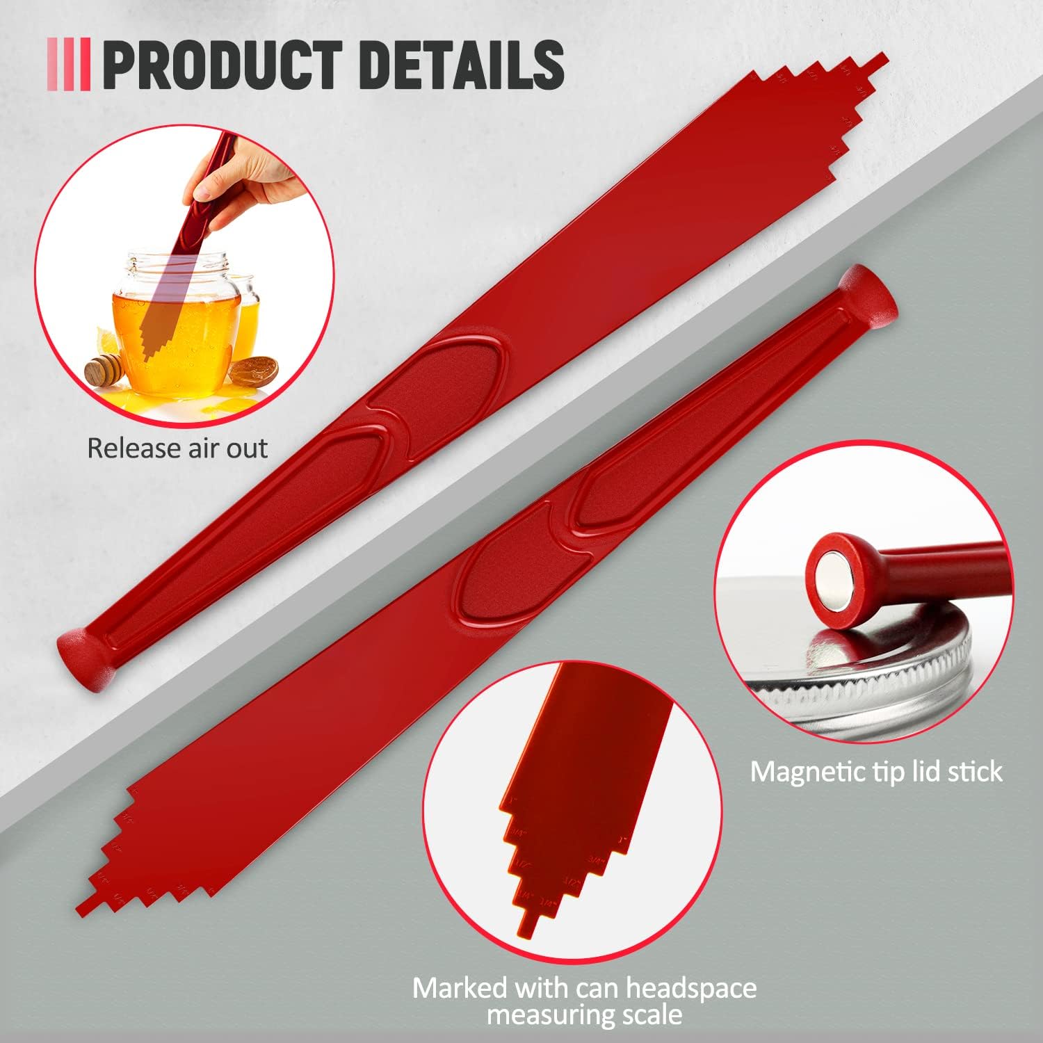 Magnetic Jar Lid Lifter 2PCS