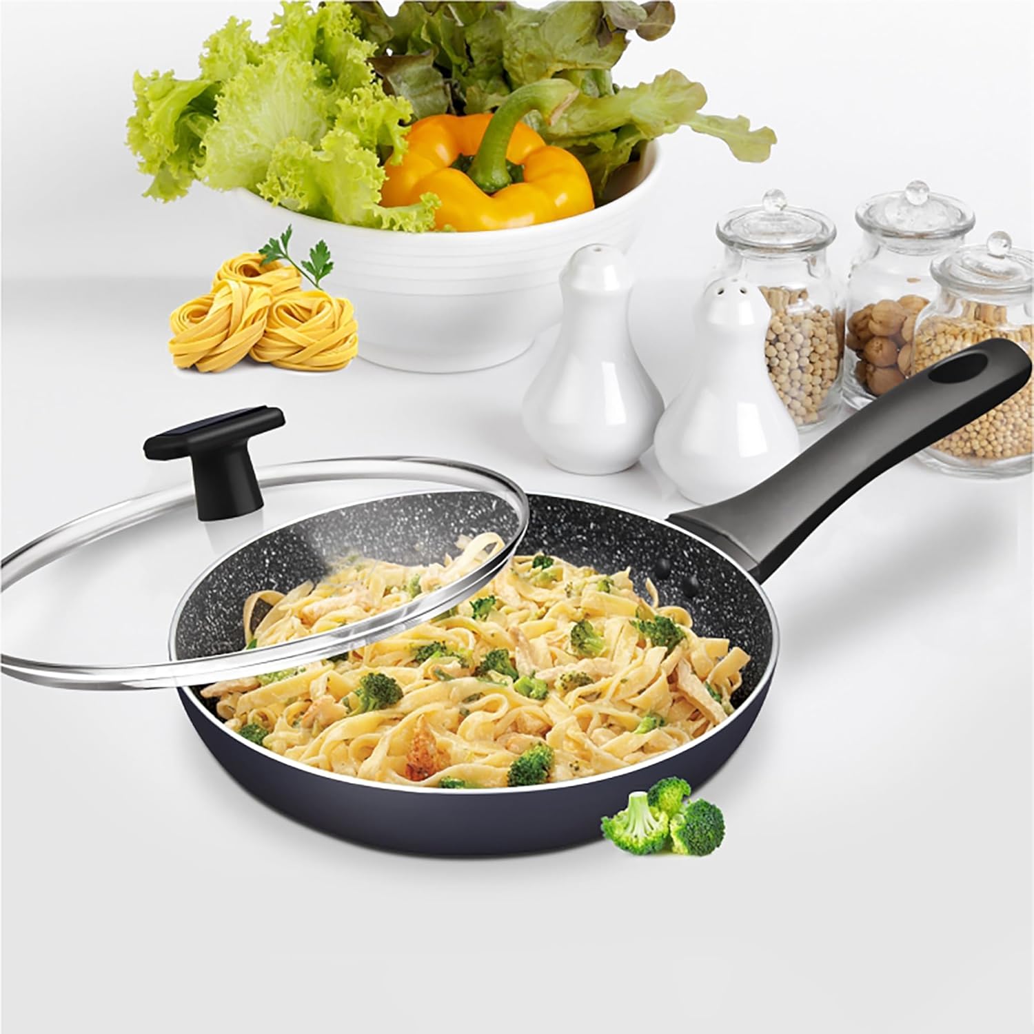 Milton 8-Inch Frying Pan with Nonstick Lid