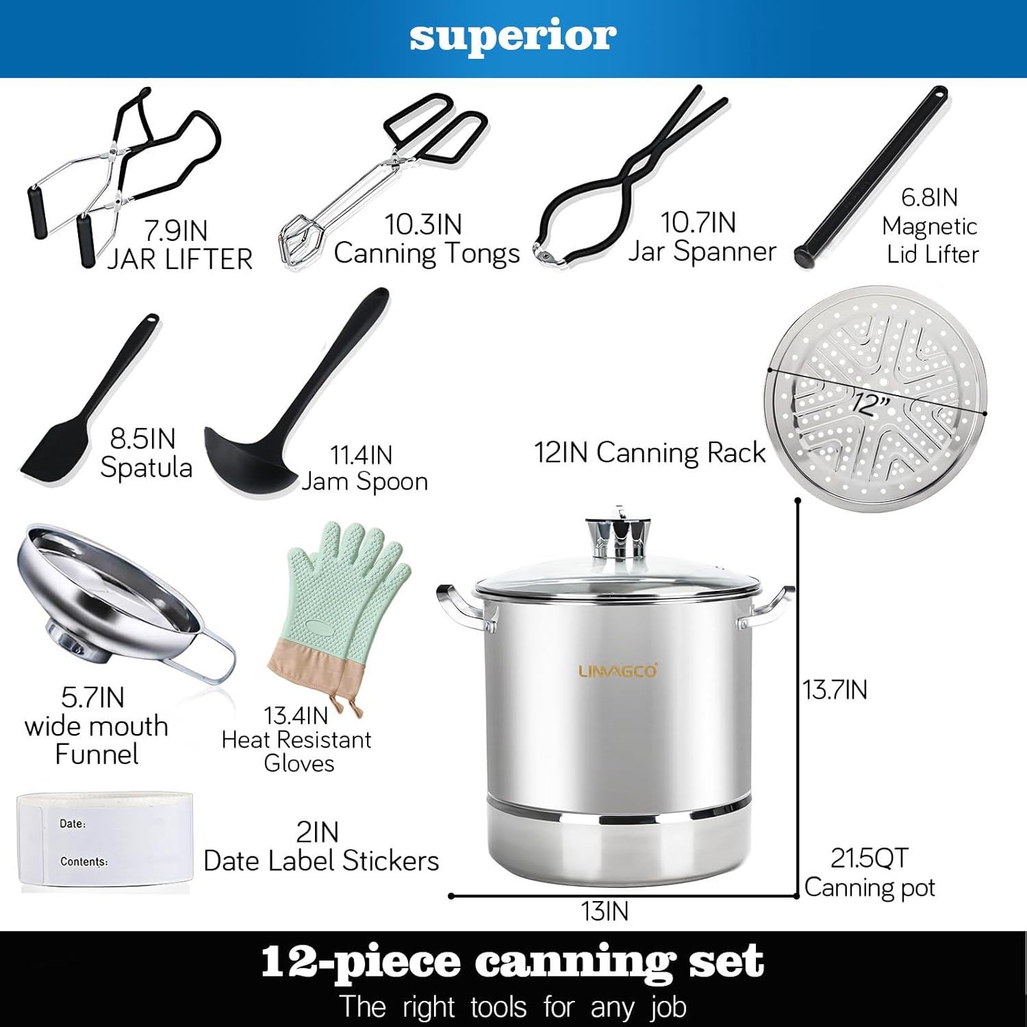 Professional Canning Kit for Every Chef Easy Preserving Supplies