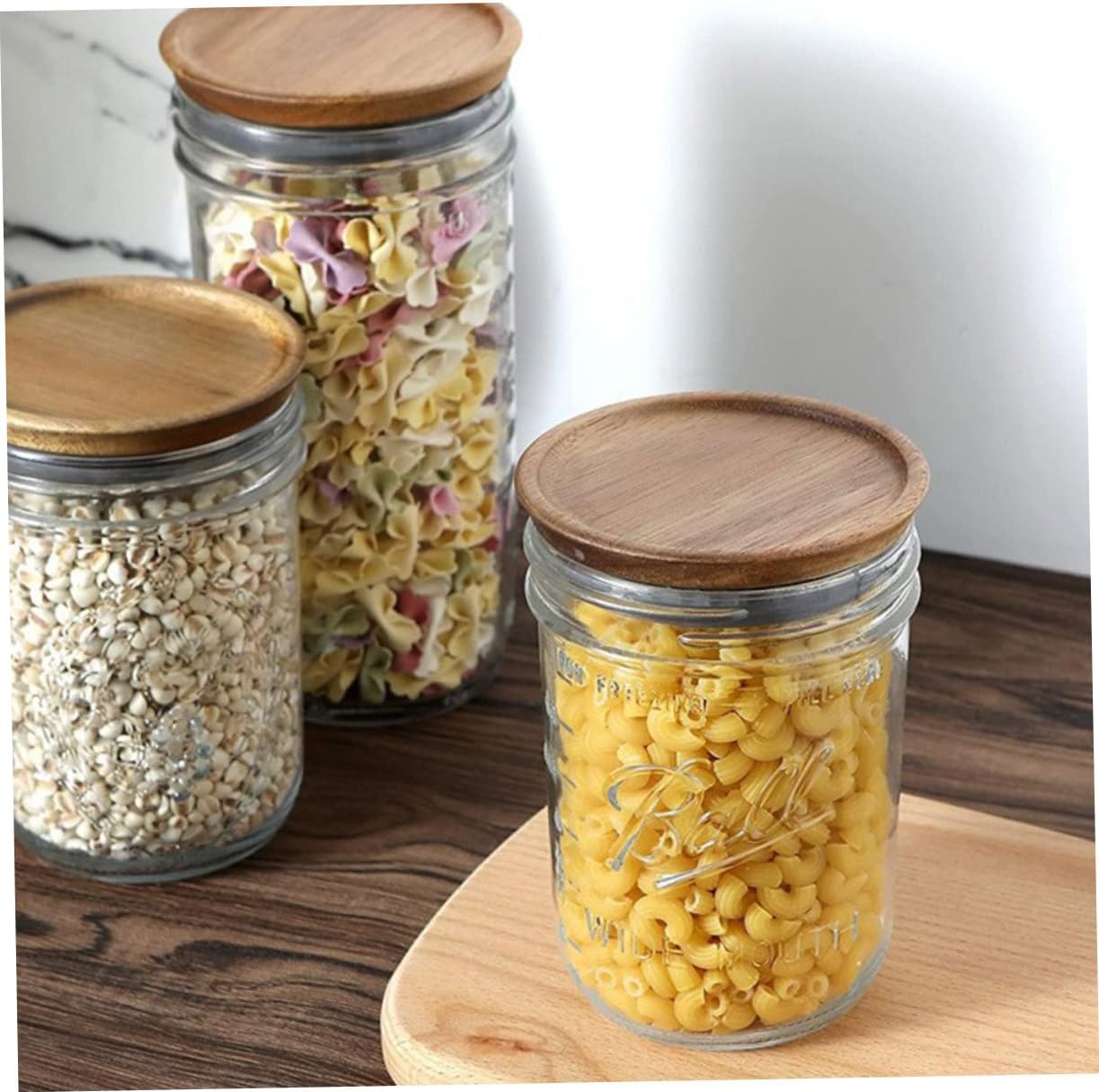 Perfect Silicone Wooden Jar Lids for Airtight Storage