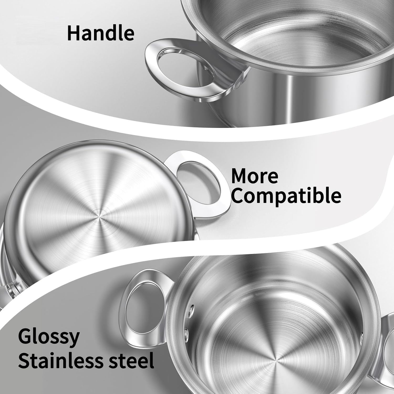 MACEVIA Mini Sauce Pan Stainless Steel ButterWarmer for Home Kitchen 135oz400ml