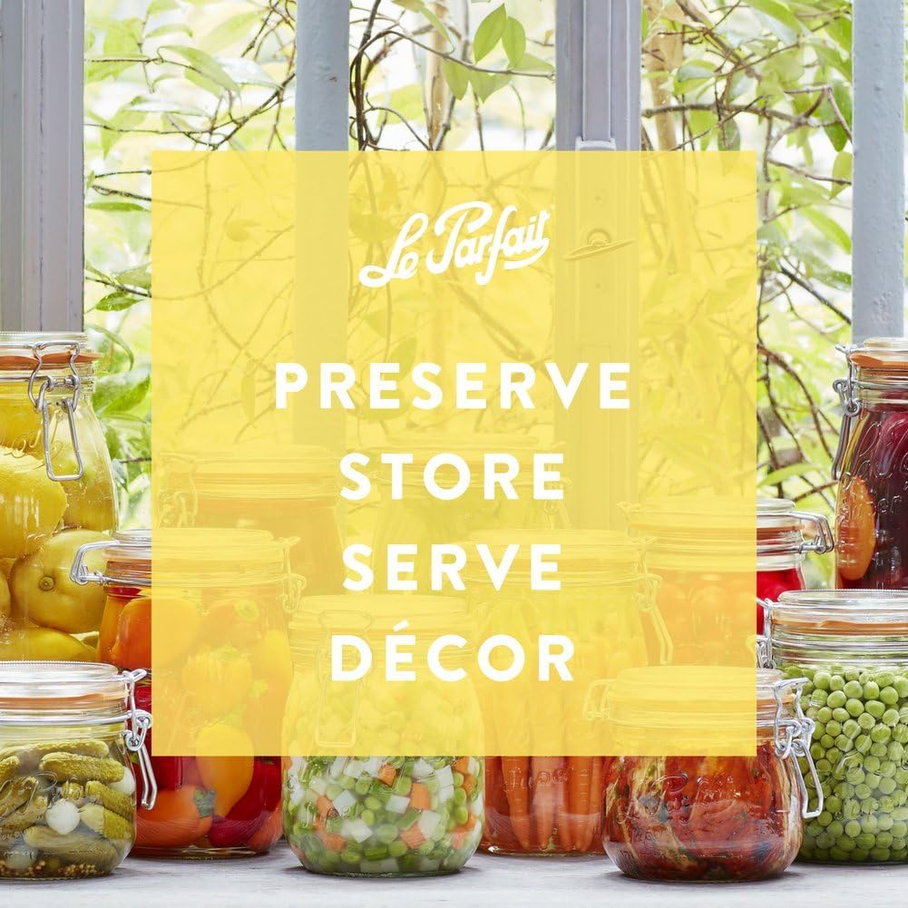 Le Parfait 2L Glass Jar with Lid