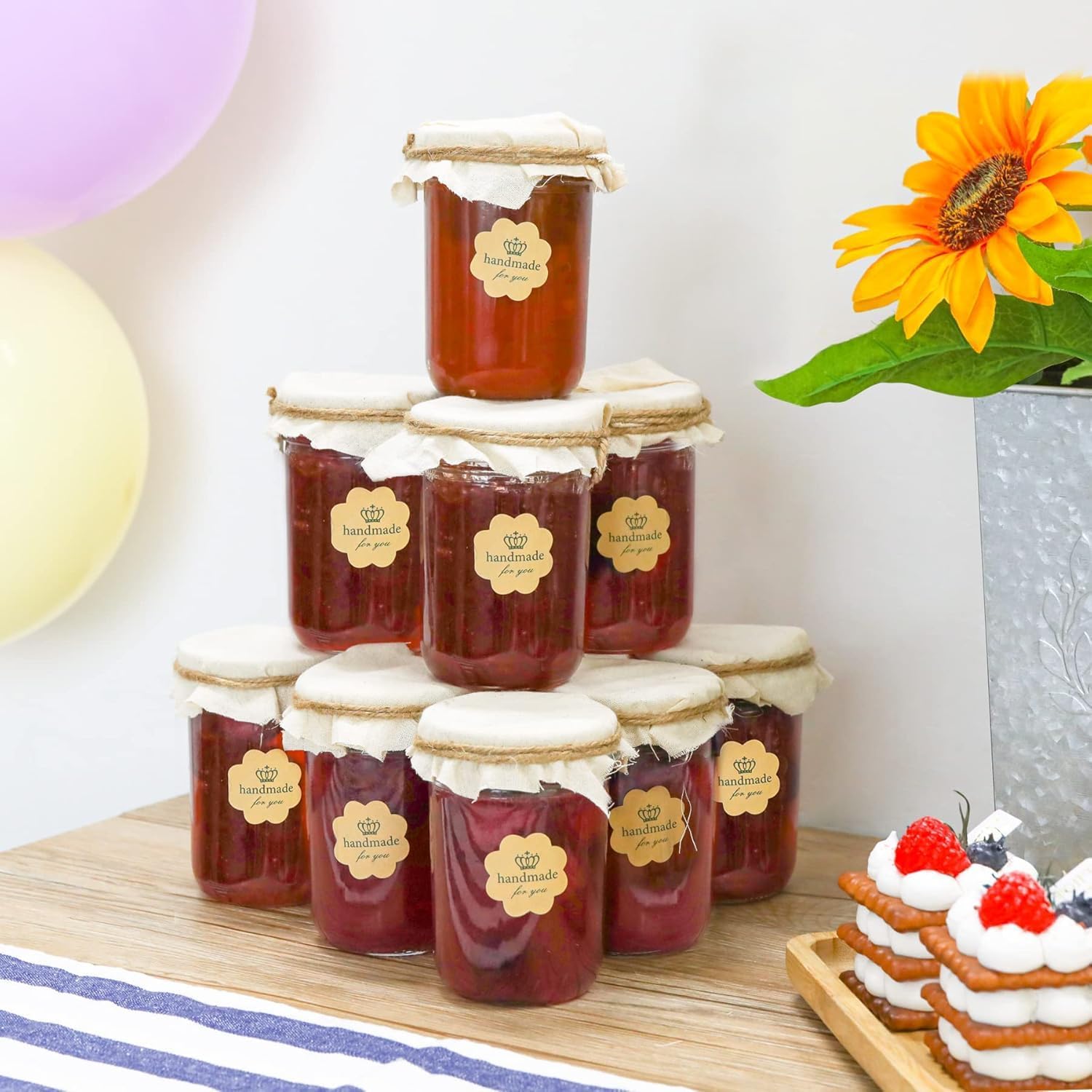 ComSaf Small Mason Jars Sealed Preserving Perfectly