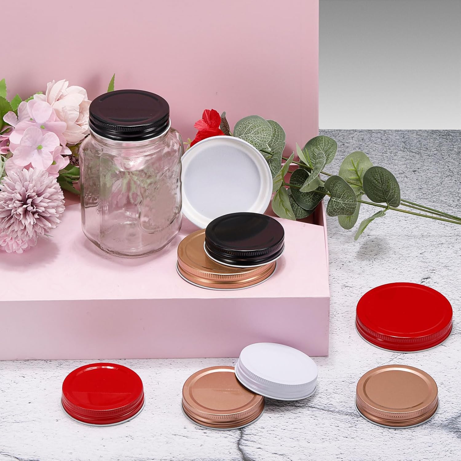Canning Jar Lids Set Perfect for Home and Kitchen Use