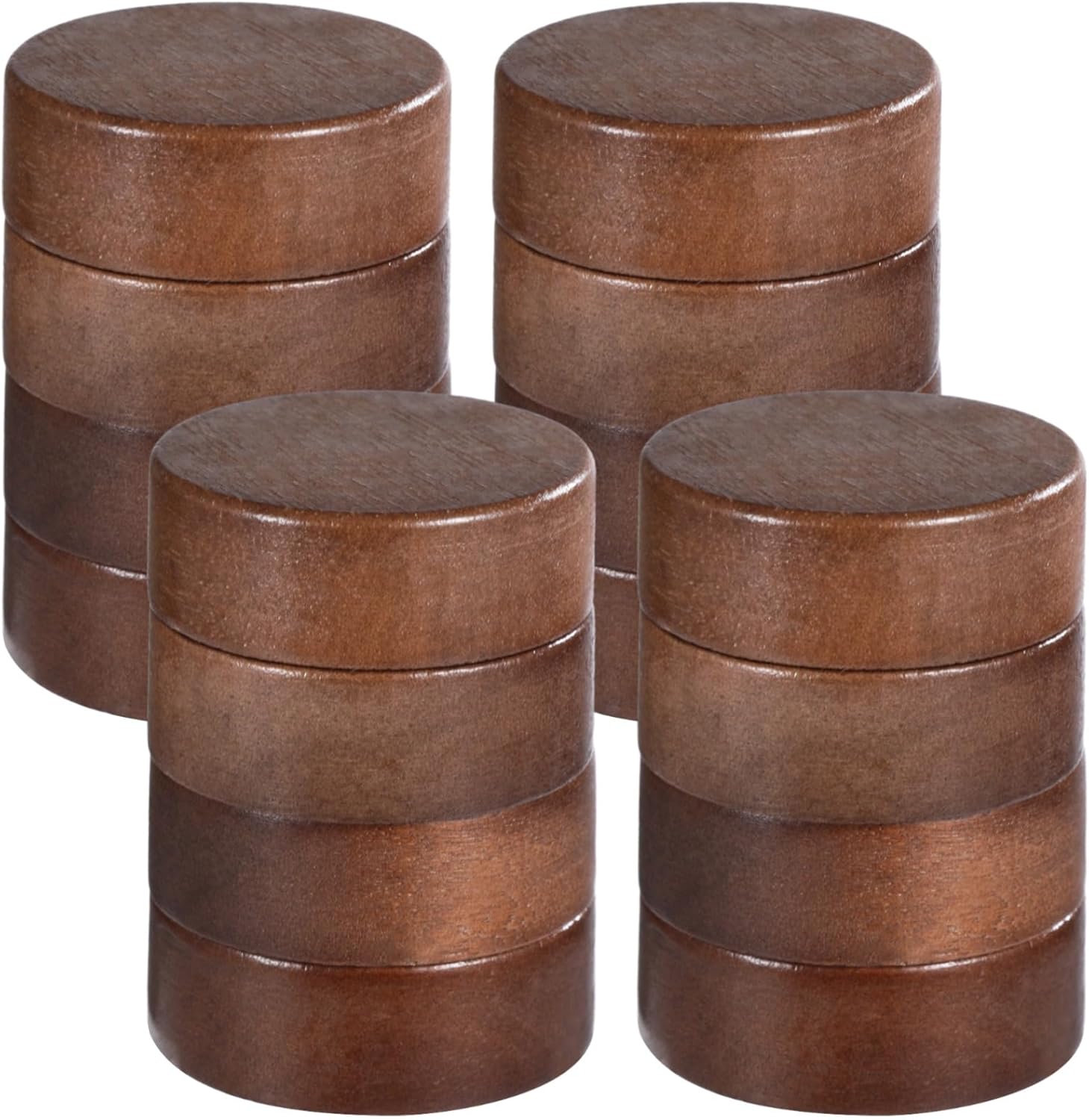 DIMEGON Wooden Jar Lids Set 16PCS for 4oz6oz