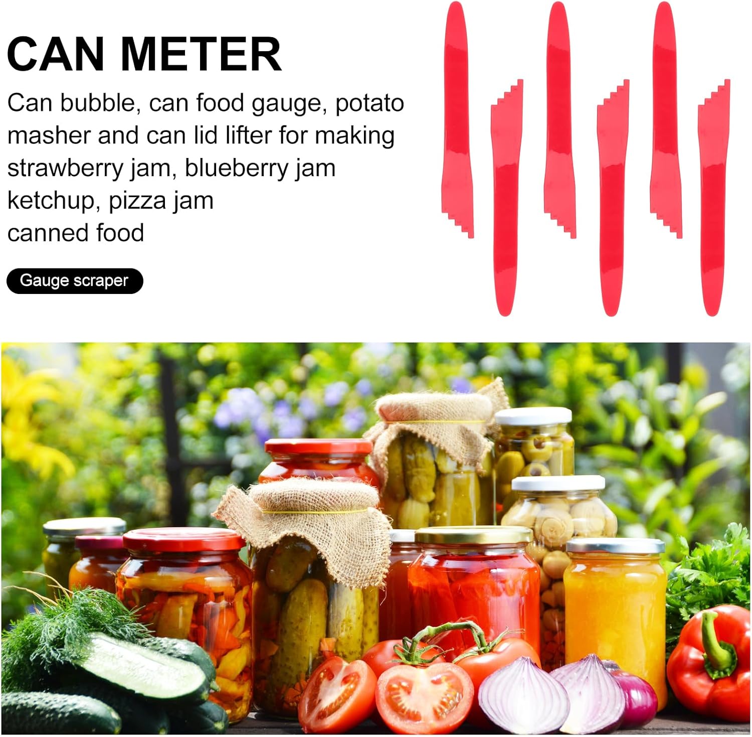 Compact 6-Piece Canning Kit for Moderation and Bubble Removal