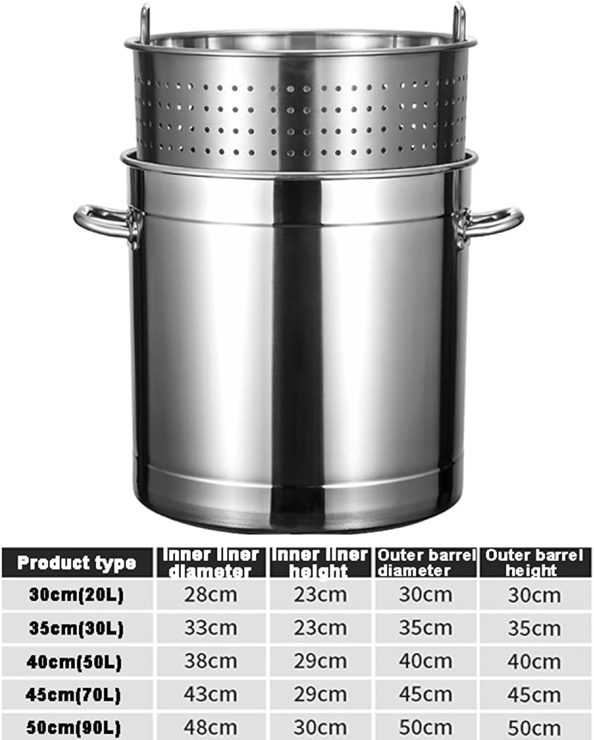 Versatile 27QT Stock Pot with Strategie