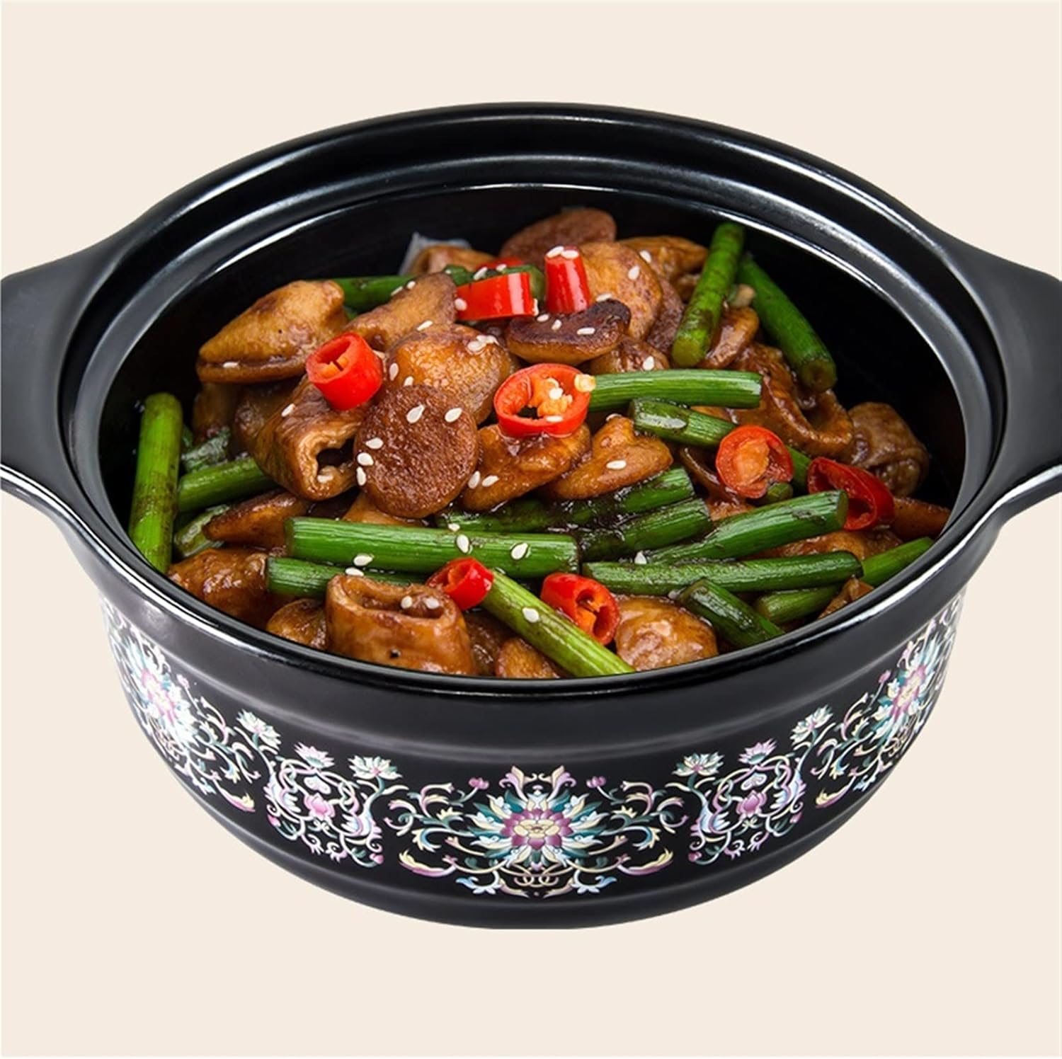 Sturdy Clay Pot for Stew Soup and Rice