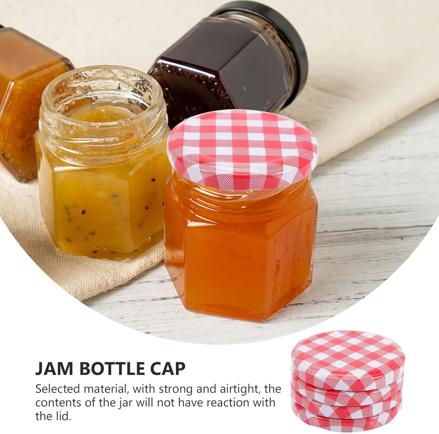 Stylish Functional Mason Jar Lid Caps Set 40PCS