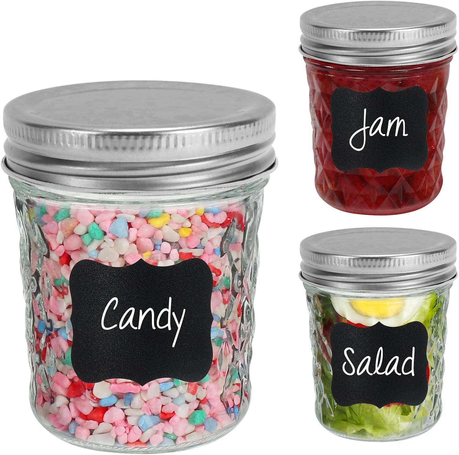 Eco-Friendly Mason Jars 12oz Airtight Capacity