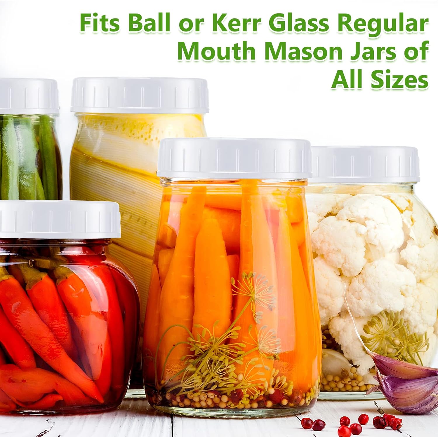 Perfect Mason Jar Lid - Easy Open Leak-Resistant Durable