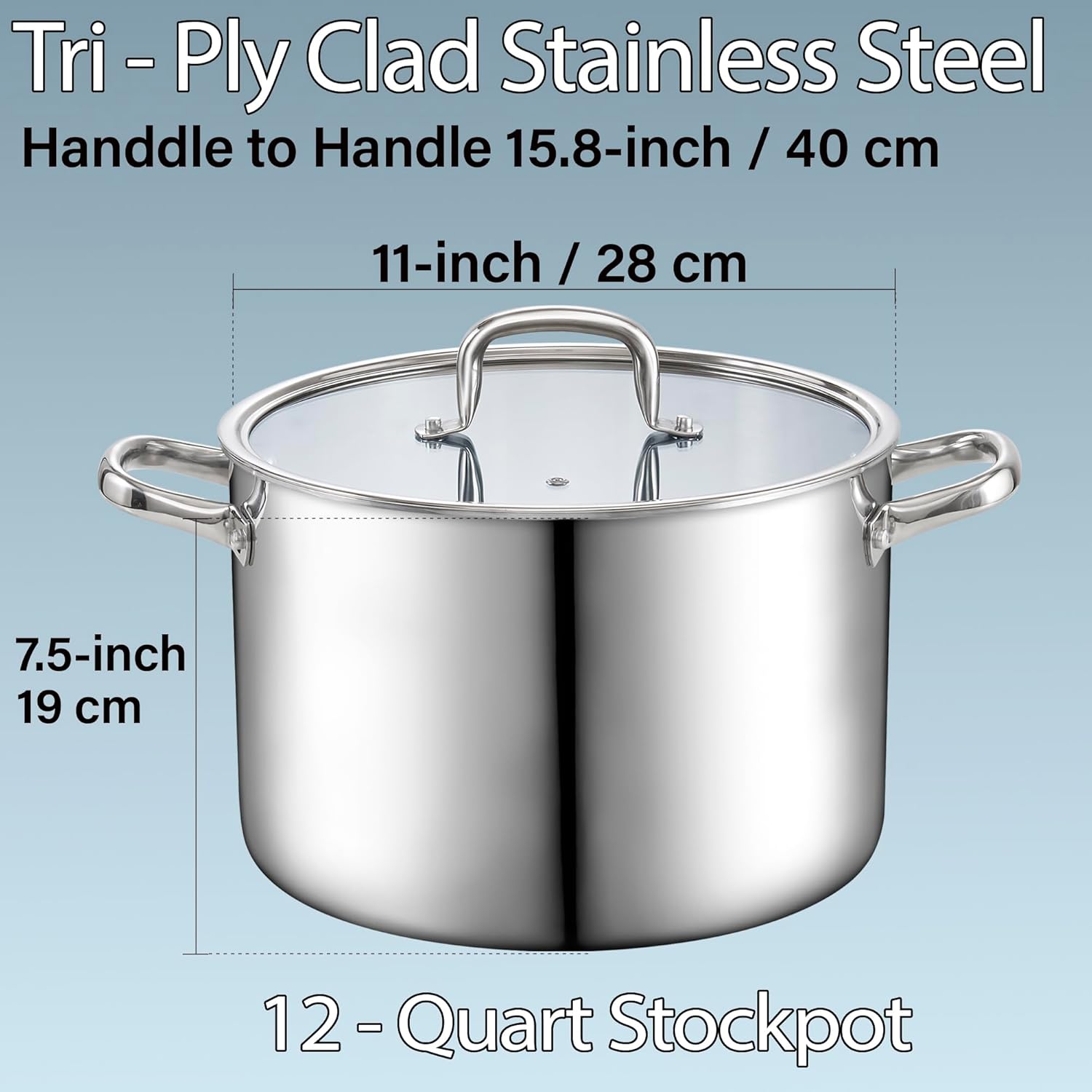 The Strongest 12-QT Stockpot