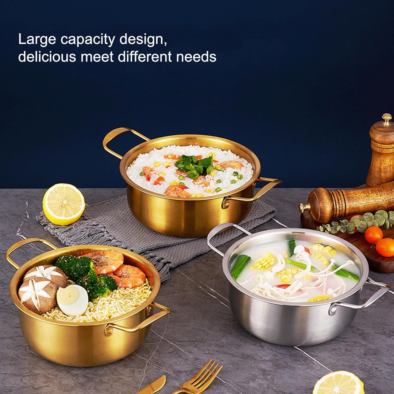 UNbit Korean Ramen Pot Noodle Bowl