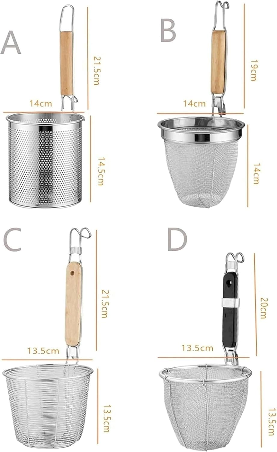 AttreXInduction Cooking Pot with Lid Strainer Basket
