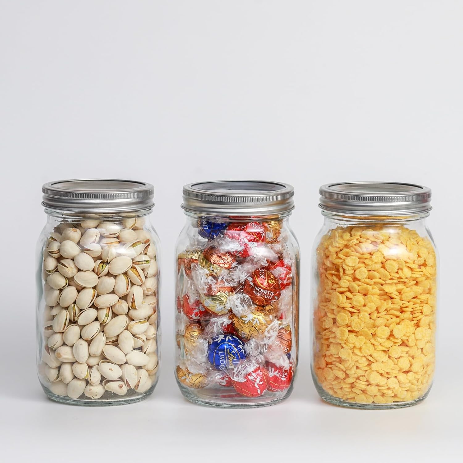 Premium 40-Piece Canning Lids with Rings for Wide-Mouth Mason Jars