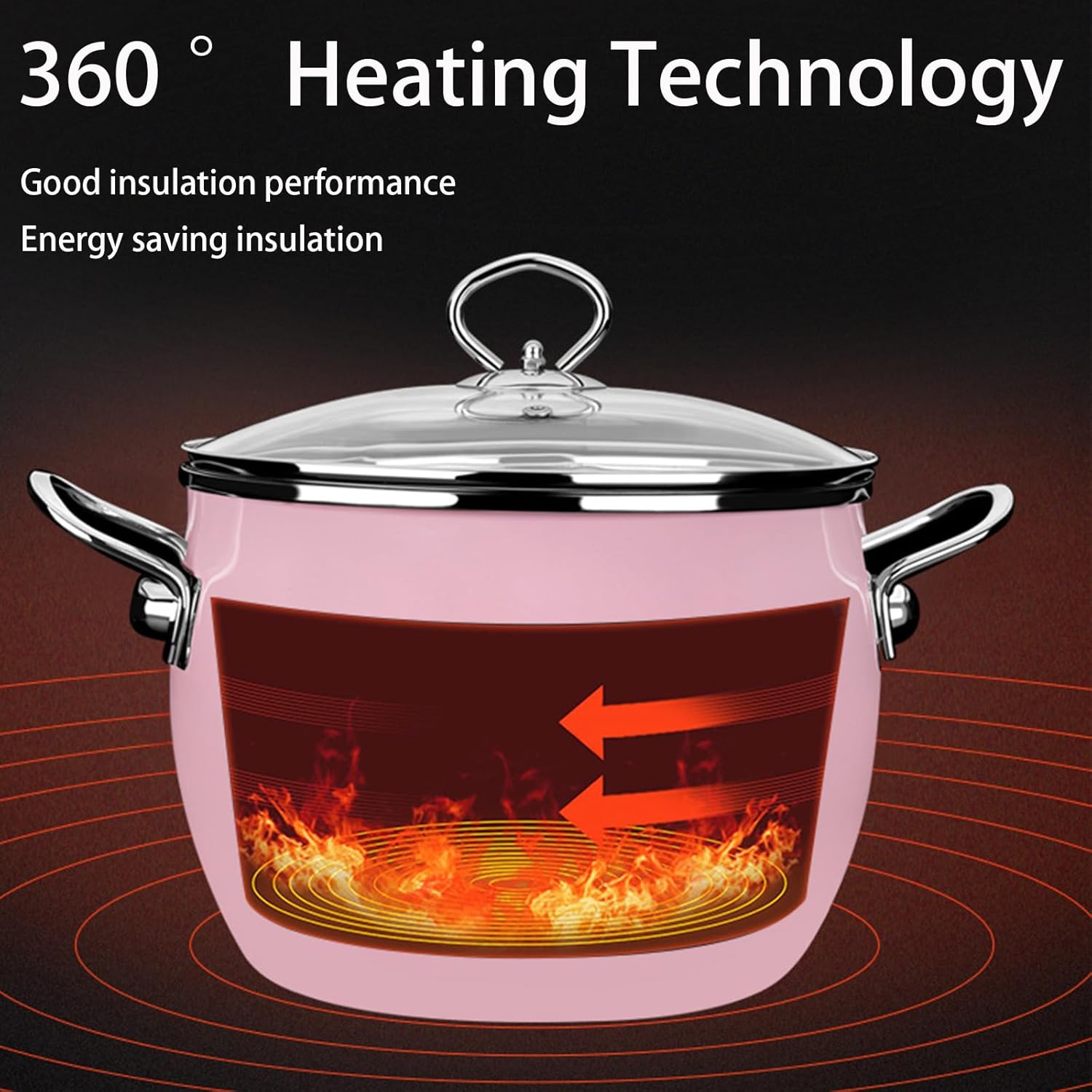 Sturdy 6-Quart Stock Pot with Lid