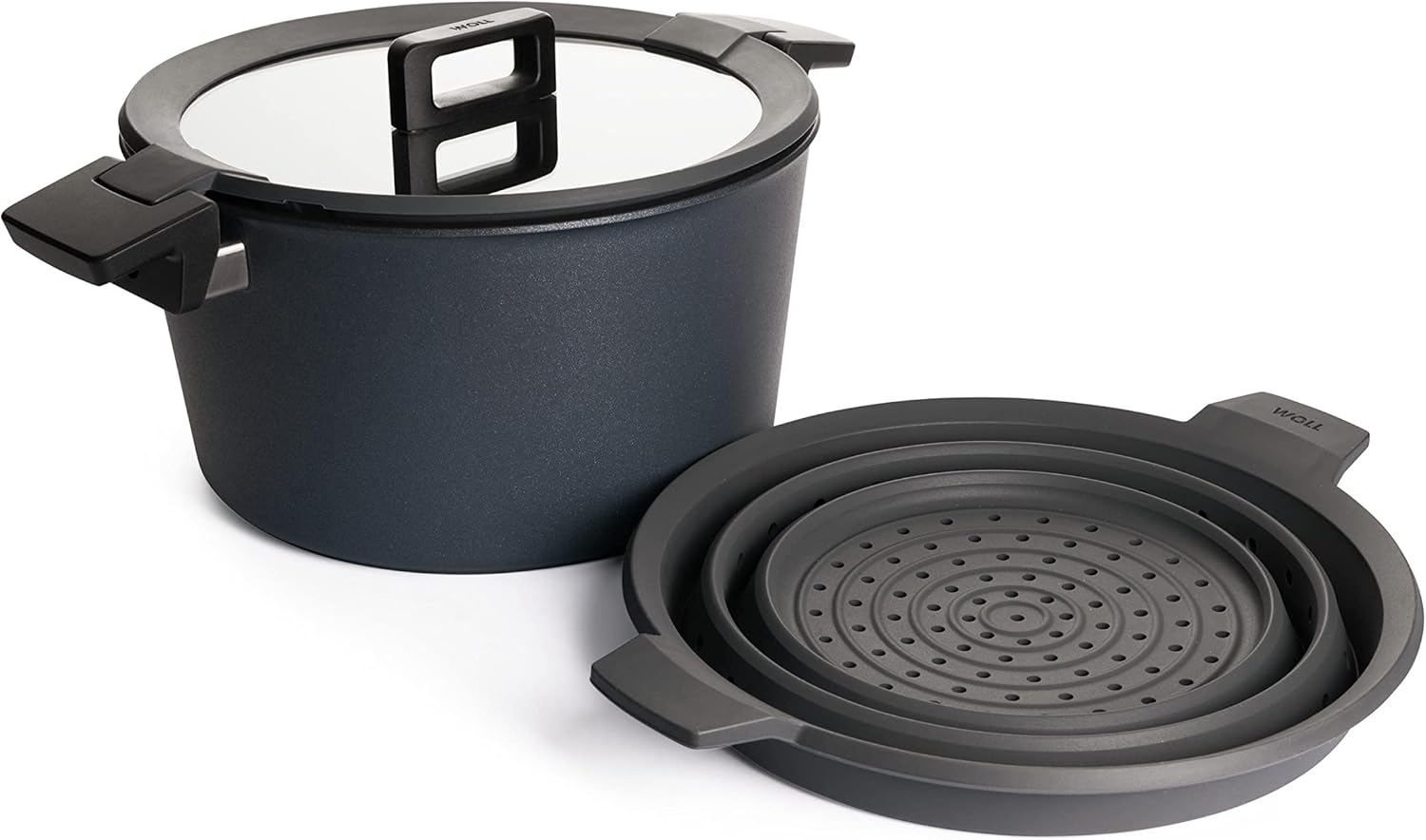 8-Quart Woll Concept Plus Stockpot with Silicone Lid and Insert